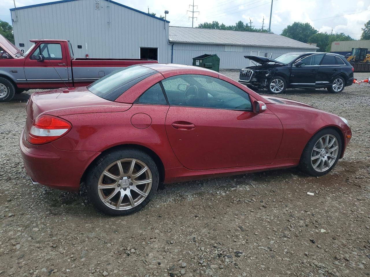 2006 Mercedes-benz Slk 350 Red vin: WDBWK56F66F082186