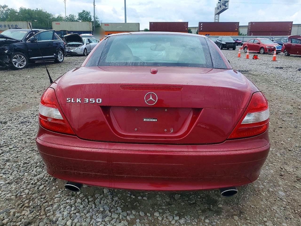 2006 Mercedes-benz Slk 350 Red vin: WDBWK56F66F082186