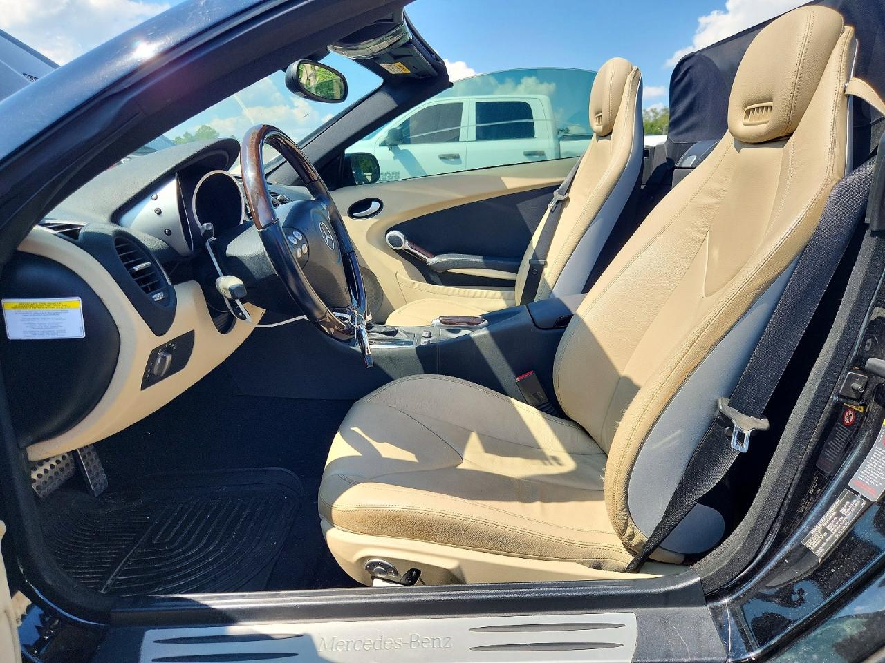 2006 Mercedes-benz Slk 350 Black vin: WDBWK56F66F086917