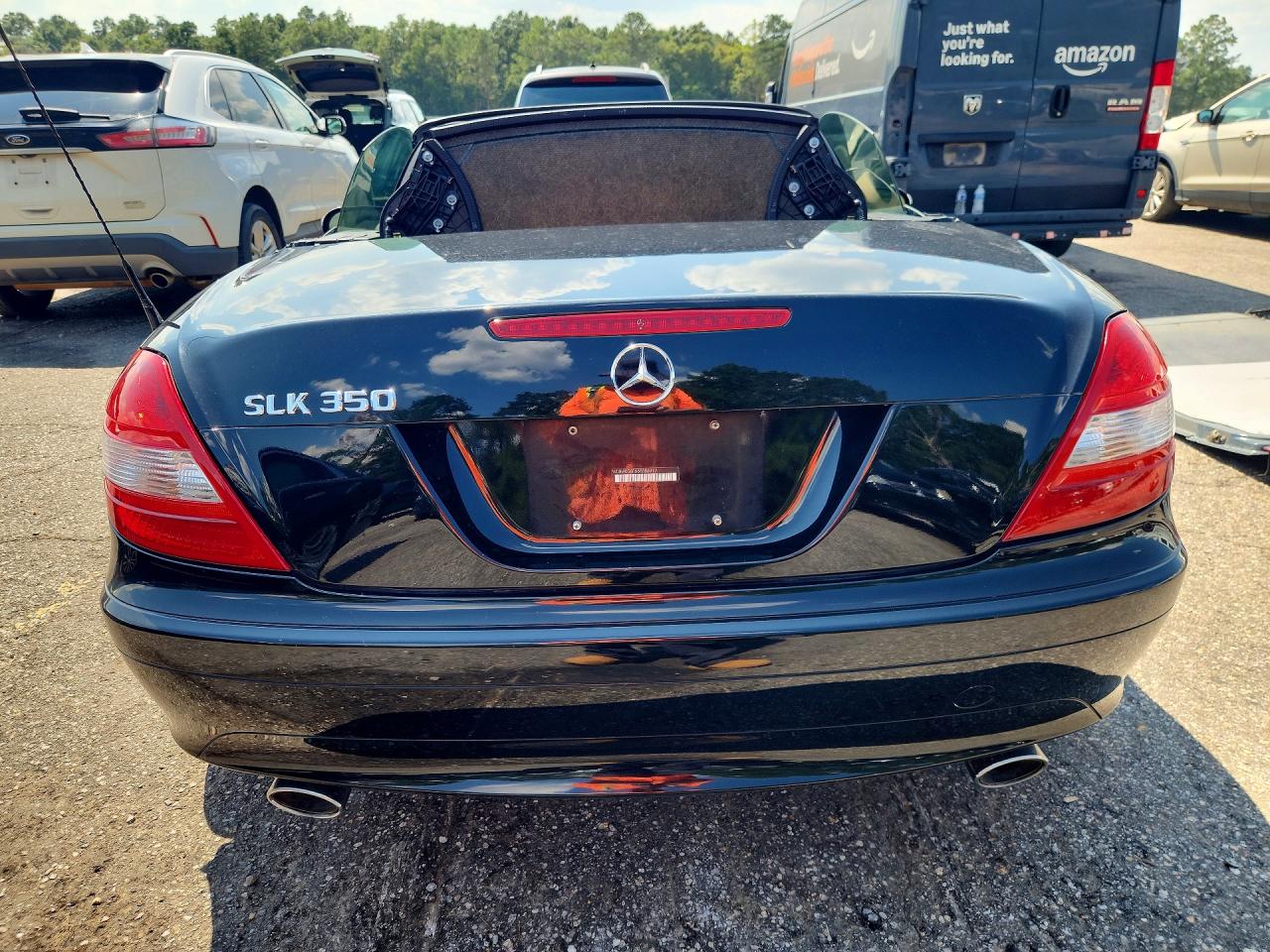 2006 Mercedes-benz Slk 350 Black vin: WDBWK56F66F086917