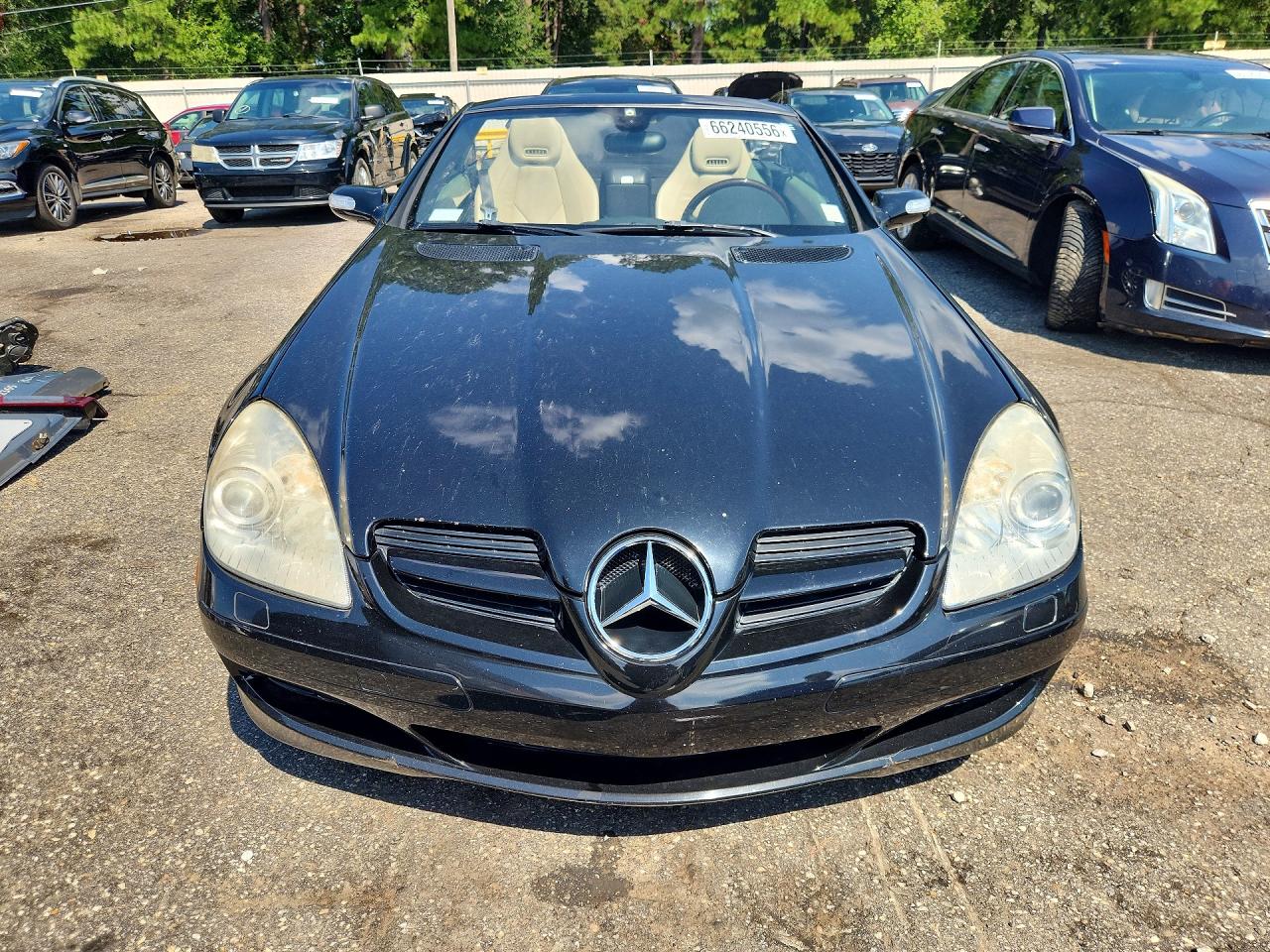 2006 Mercedes-benz Slk 350 Black vin: WDBWK56F66F086917