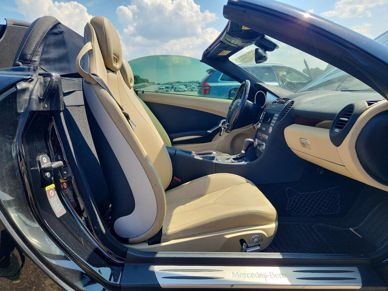 2006 Mercedes-benz Slk 350 Black vin: WDBWK56F66F086917