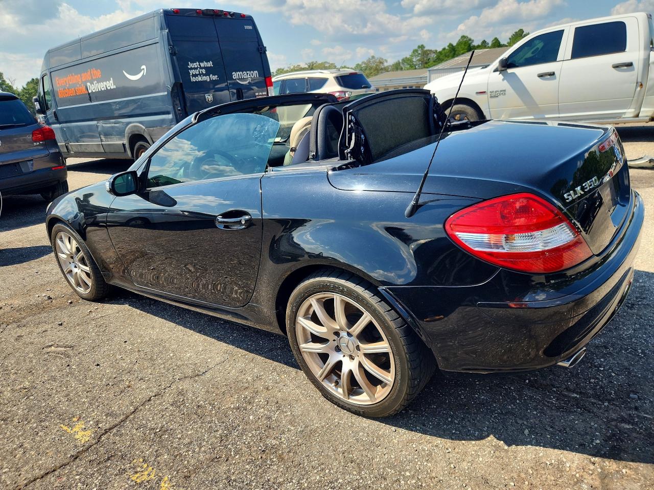 2006 Mercedes-benz Slk 350 Black vin: WDBWK56F66F086917