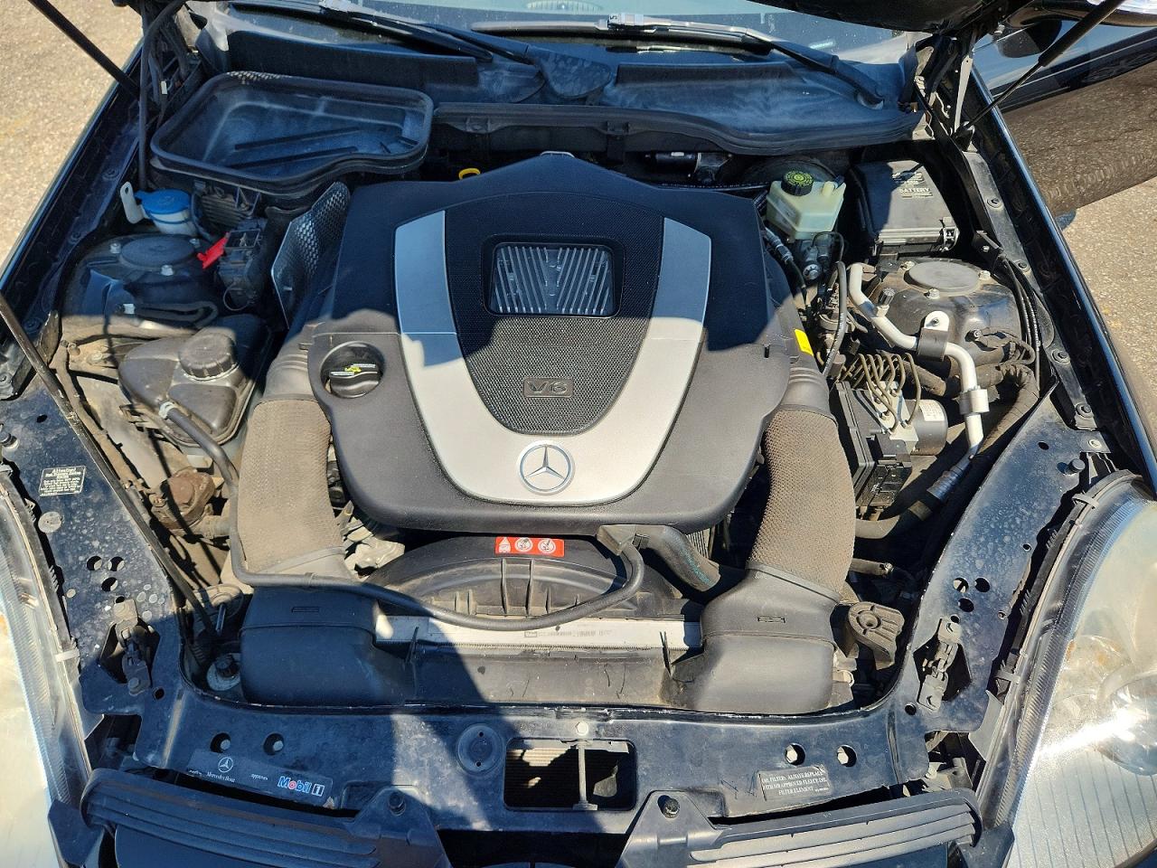 2006 Mercedes-benz Slk 350 Black vin: WDBWK56F66F086917