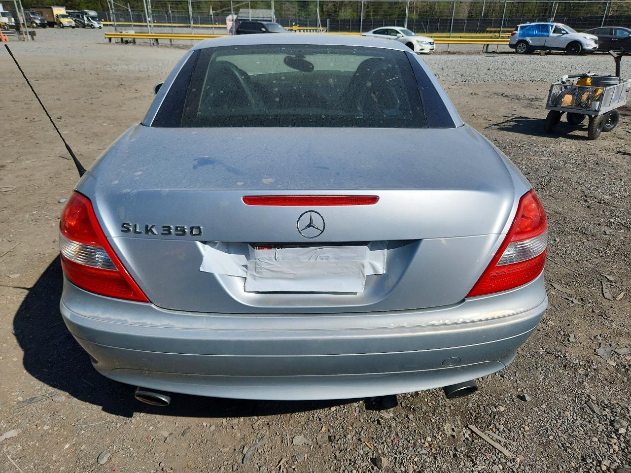 2005 Mercedes-benz Slk 350 Silver vin: WDBWK56F75F045162