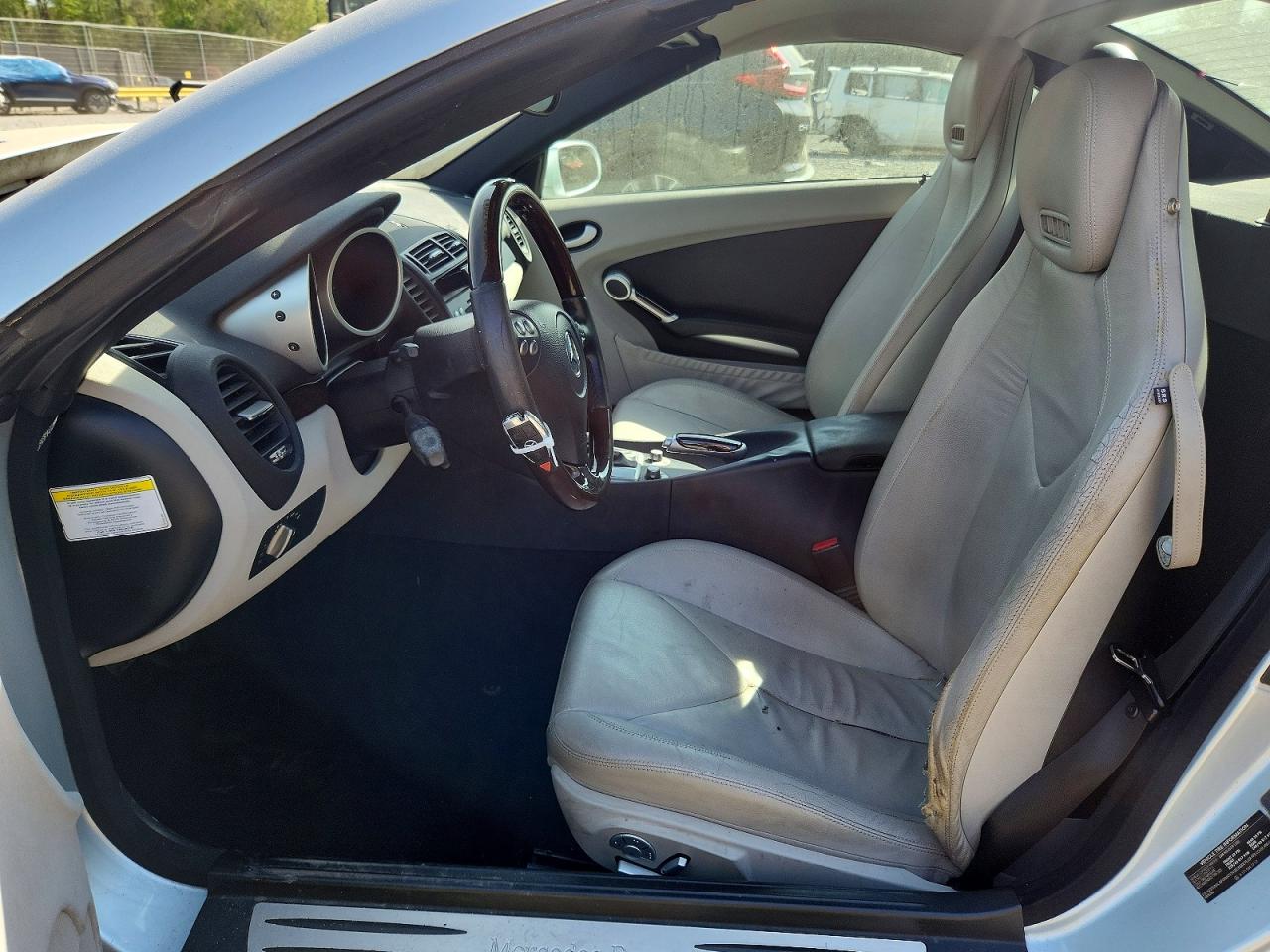 2005 Mercedes-benz Slk 350 Silver vin: WDBWK56F75F045162