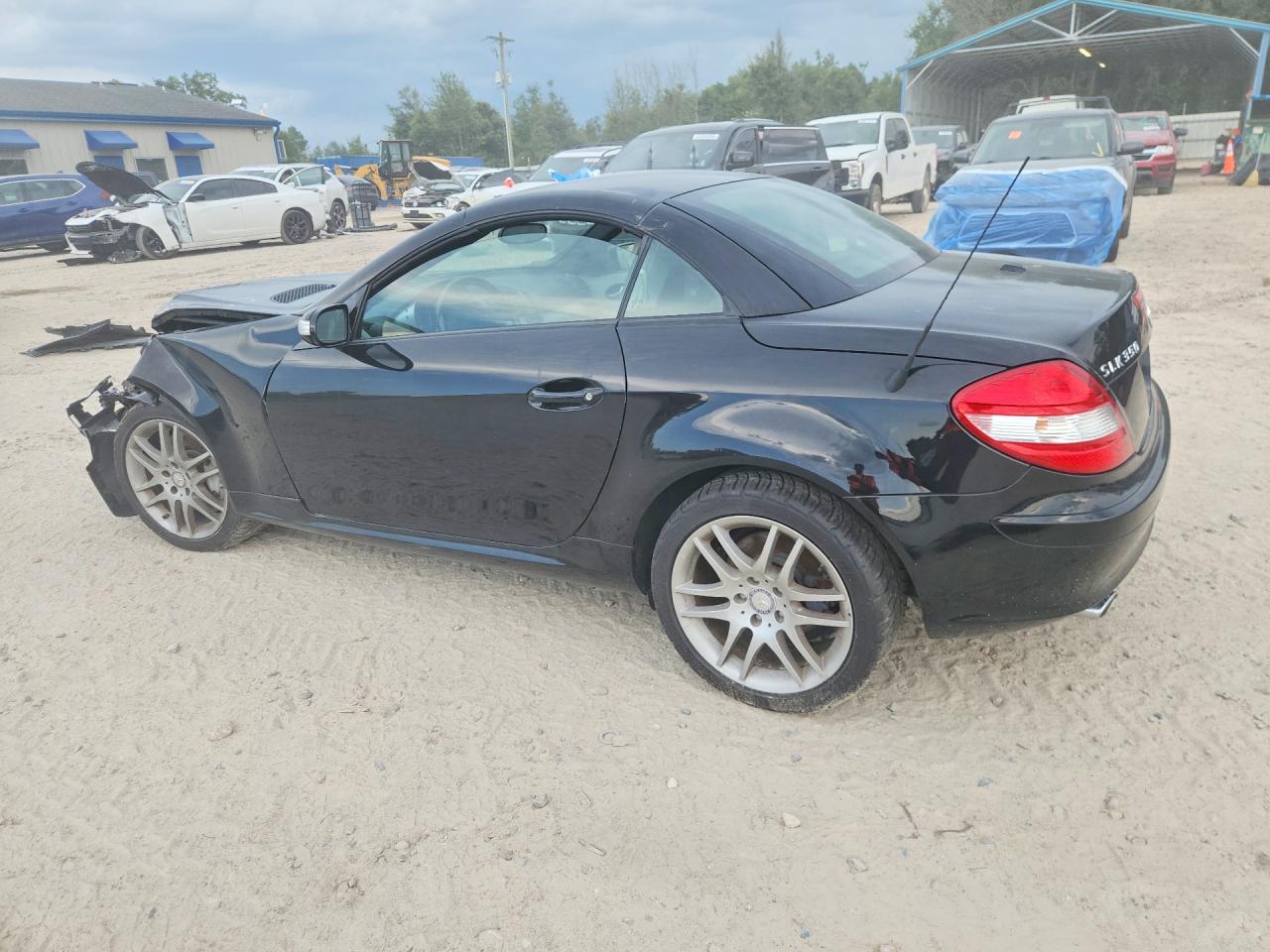 2008 Mercedes-benz Slk 350 Черный vin: WDBWK56F78F188438
