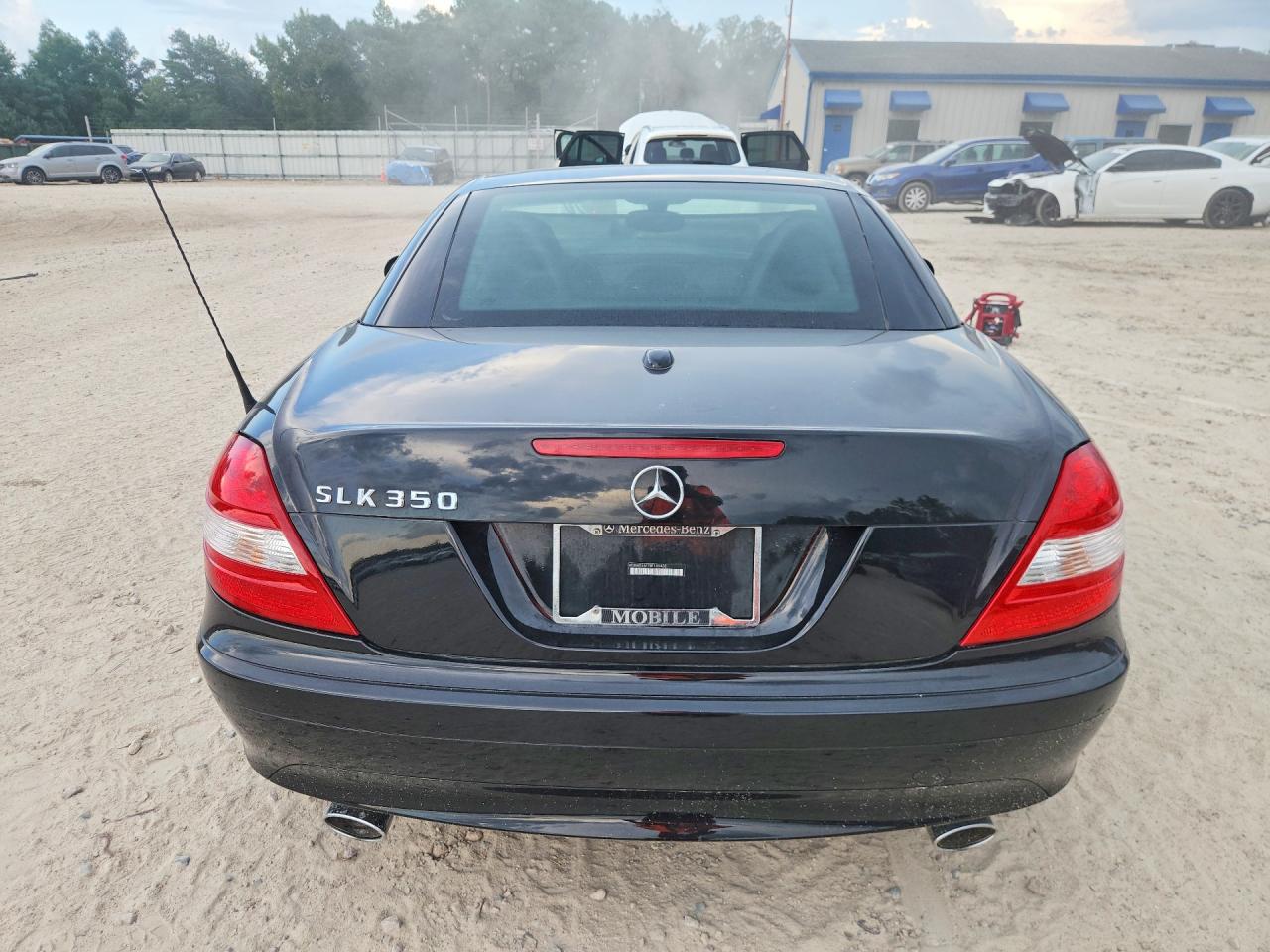 2008 Mercedes-benz Slk 350 Черный vin: WDBWK56F78F188438