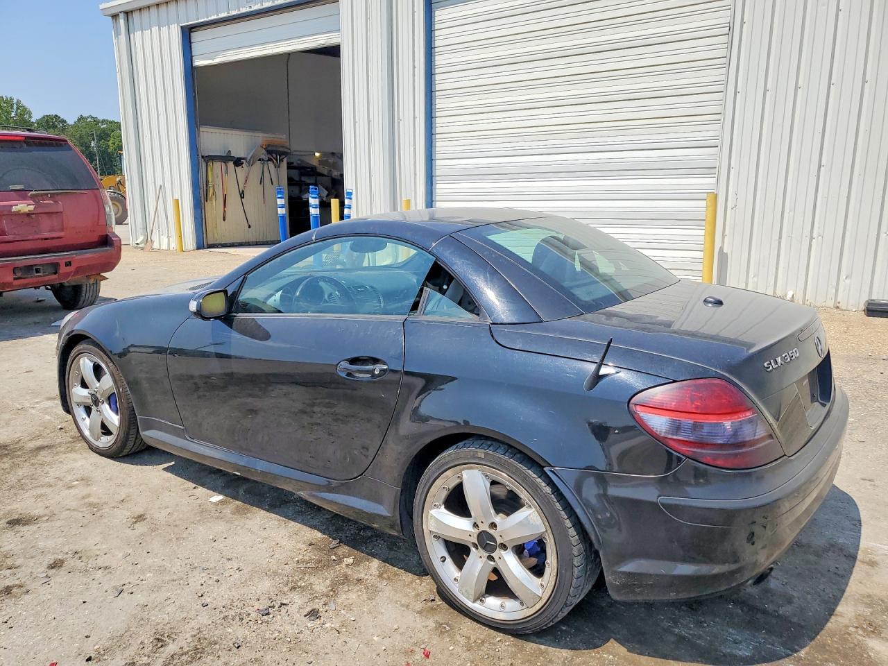 2005 Mercedes-benz Slk 350 Black vin: WDBWK56F85F054761