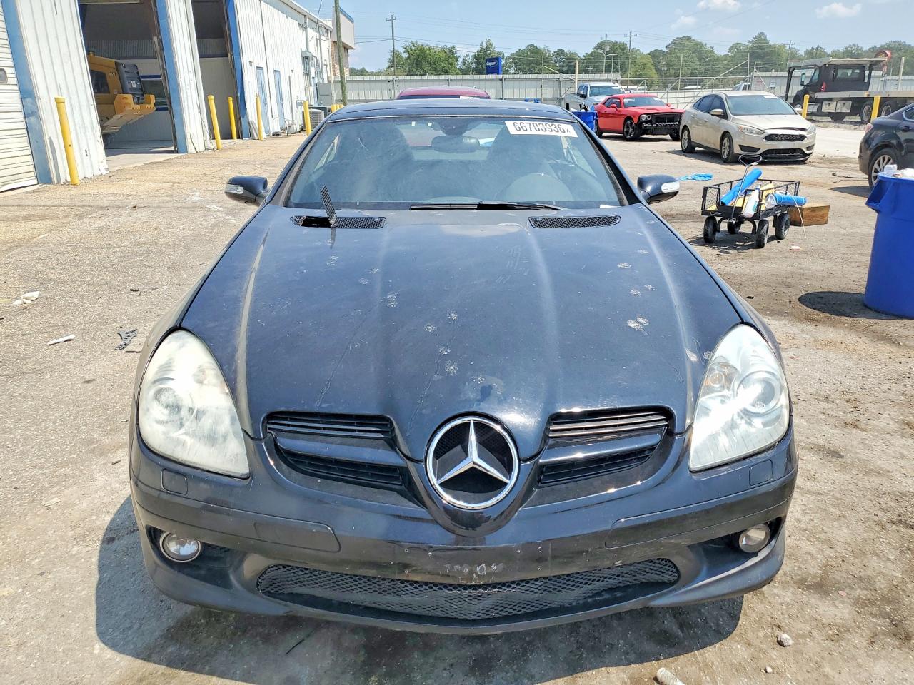 2005 Mercedes-benz Slk 350 Black vin: WDBWK56F85F054761