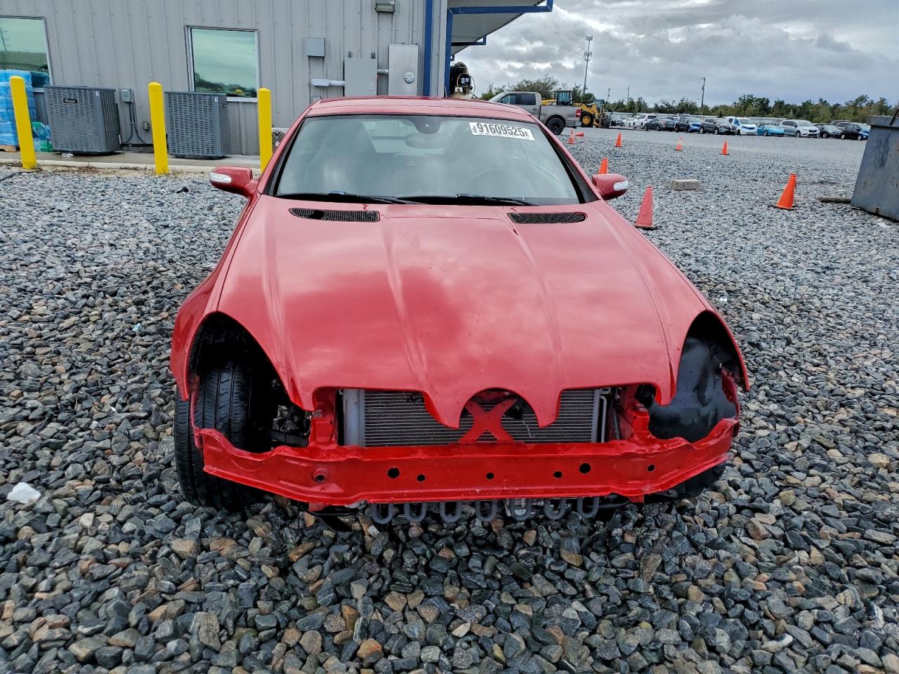 2007 Mercedes-benz Slk 350 Red vin: WDBWK56F87F143667