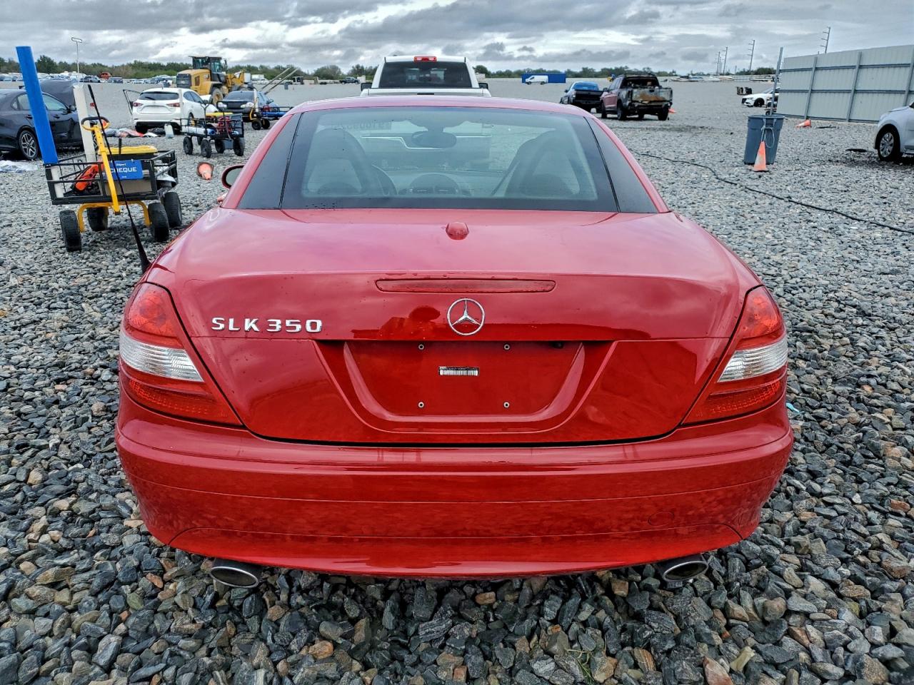 2007 Mercedes-benz Slk 350 Red vin: WDBWK56F87F143667