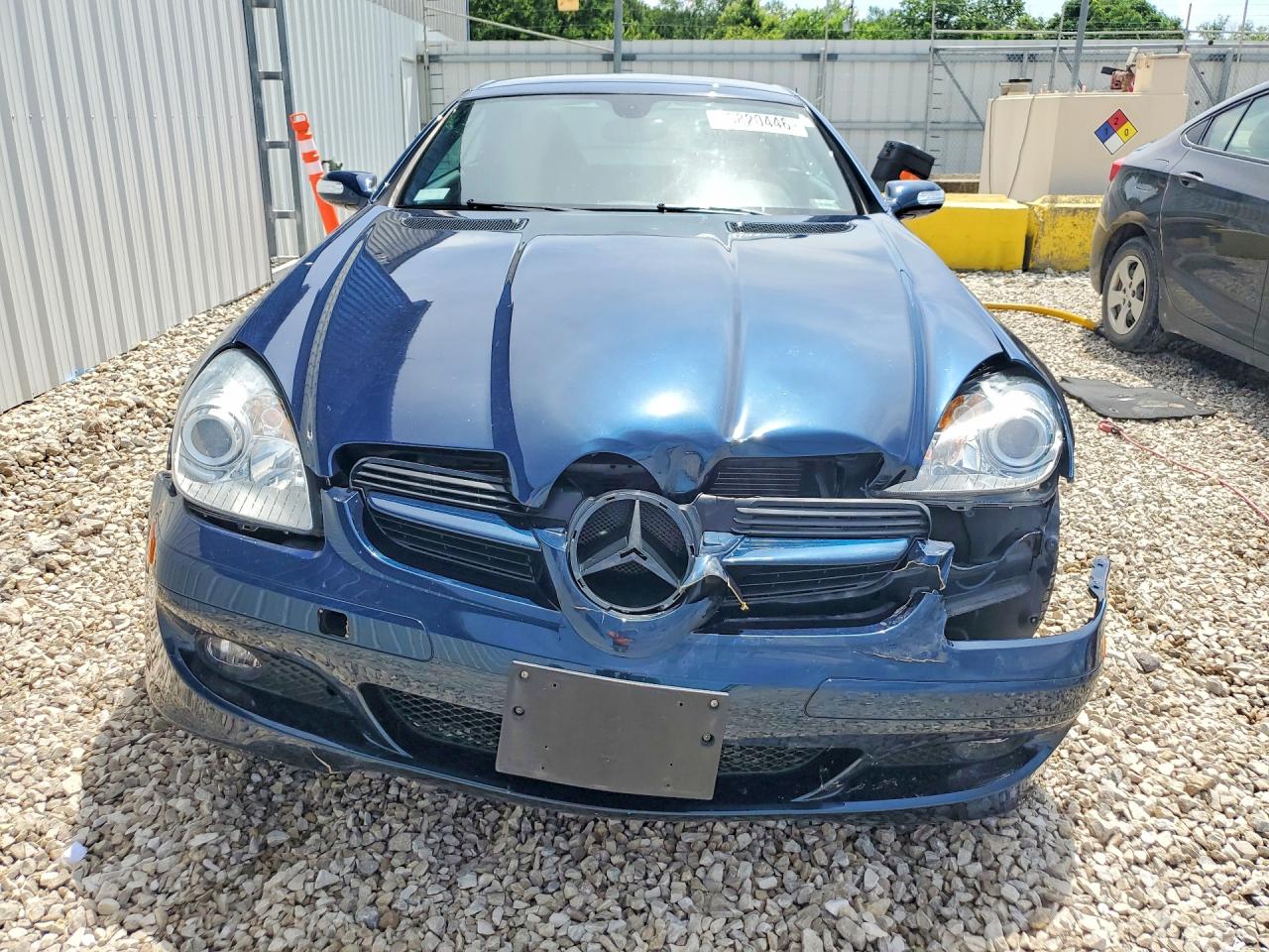 2006 Mercedes-benz Slk350 Blue vin: WDBWK56F96F125984