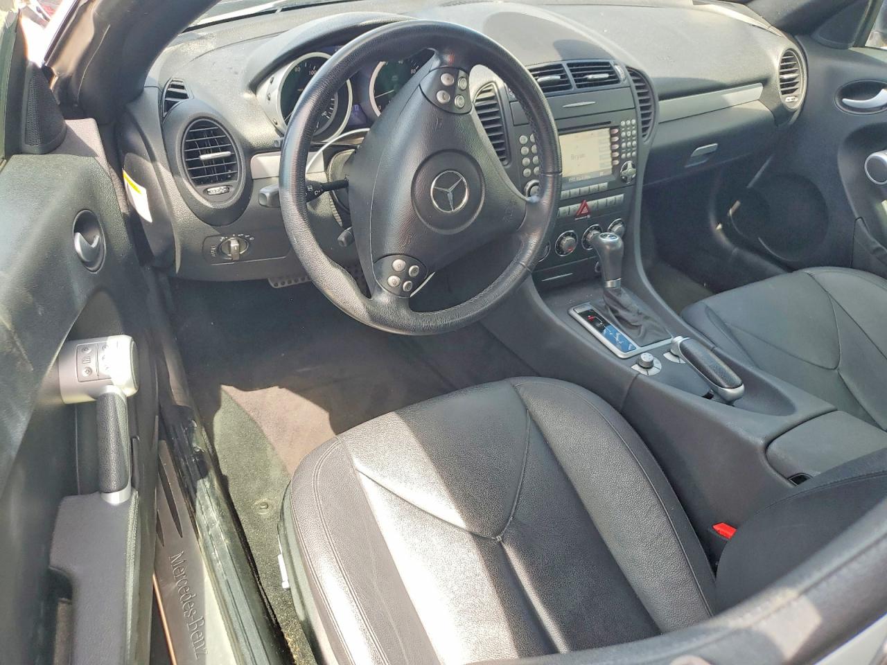 2006 Mercedes-benz Slk350 Blue vin: WDBWK56F96F125984