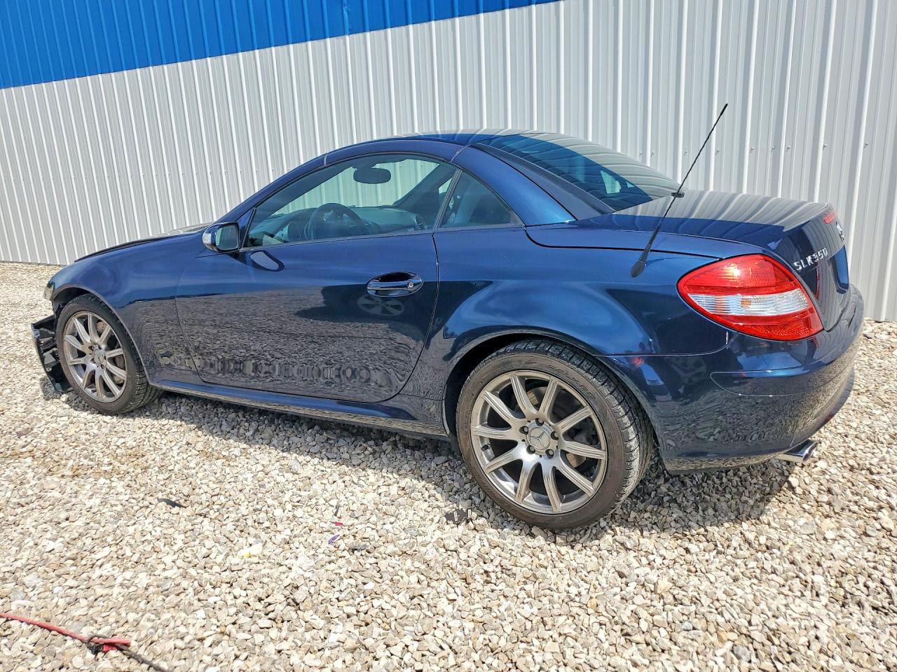 2006 Mercedes-benz Slk350 Blue vin: WDBWK56F96F125984
