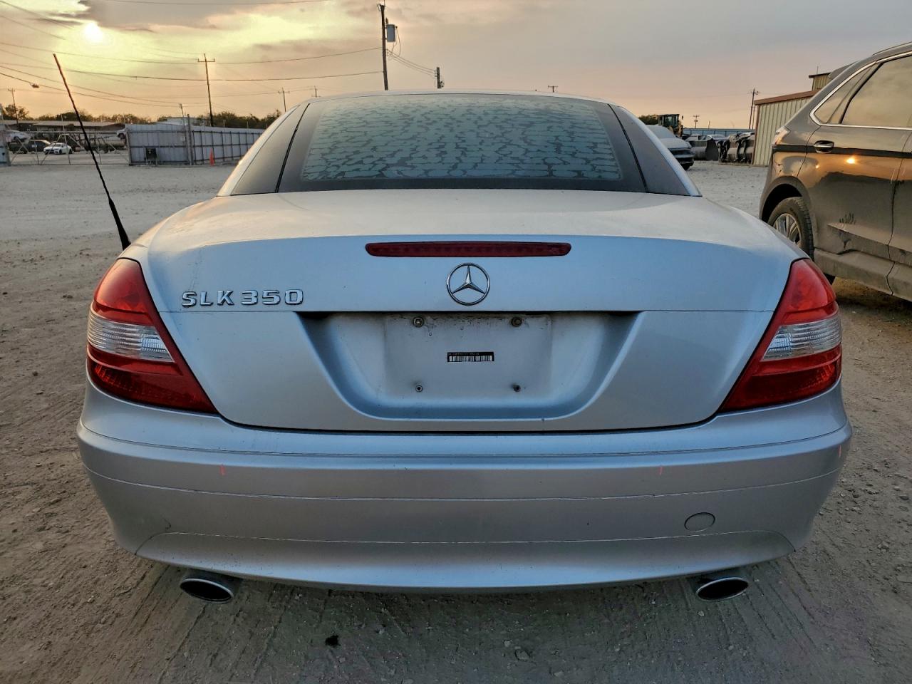 2007 Mercedes-benz Slk 350 Silver vin: WDBWK56F97F145170