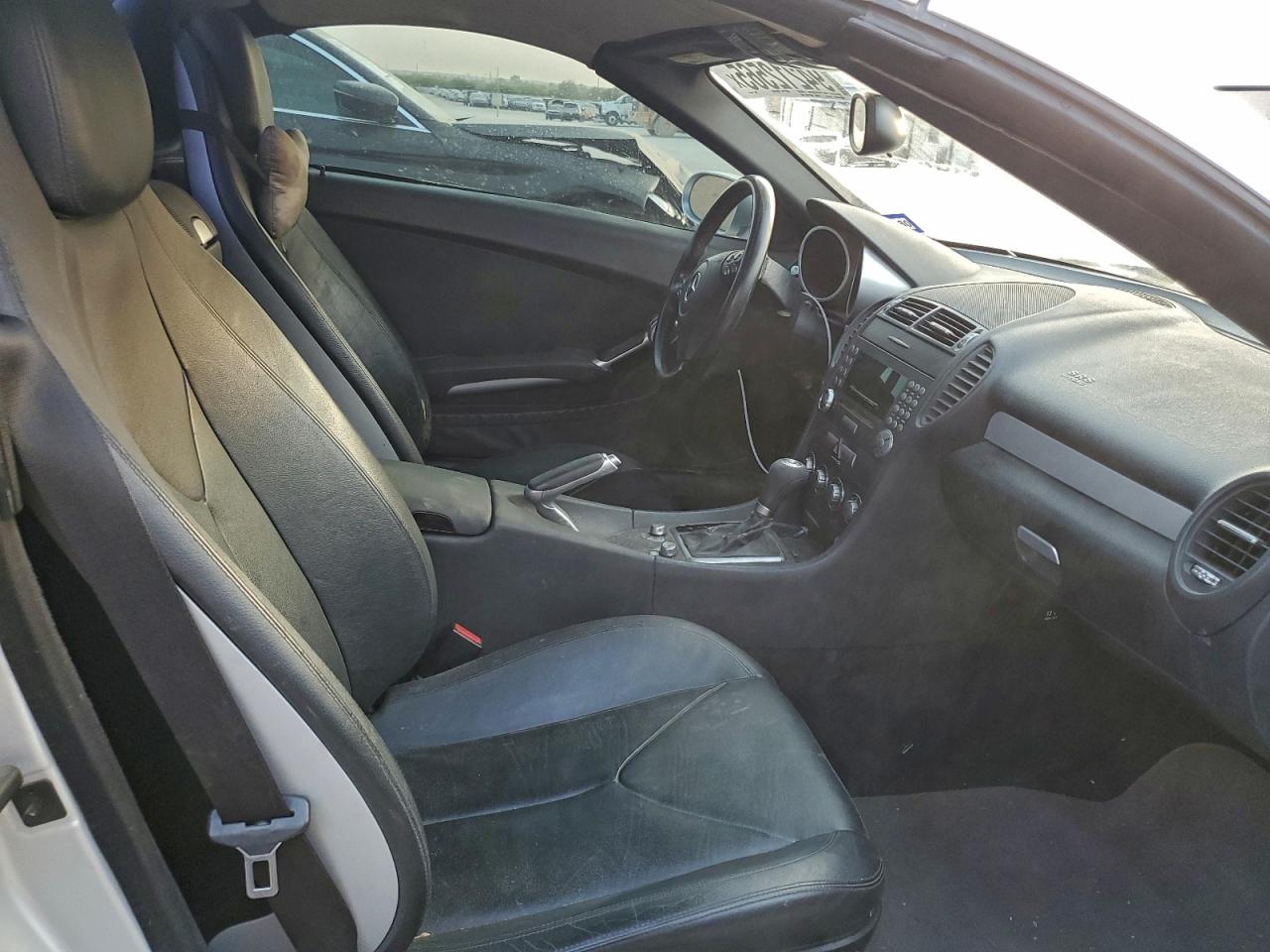 2007 Mercedes-benz Slk 350 Silver vin: WDBWK56F97F145170