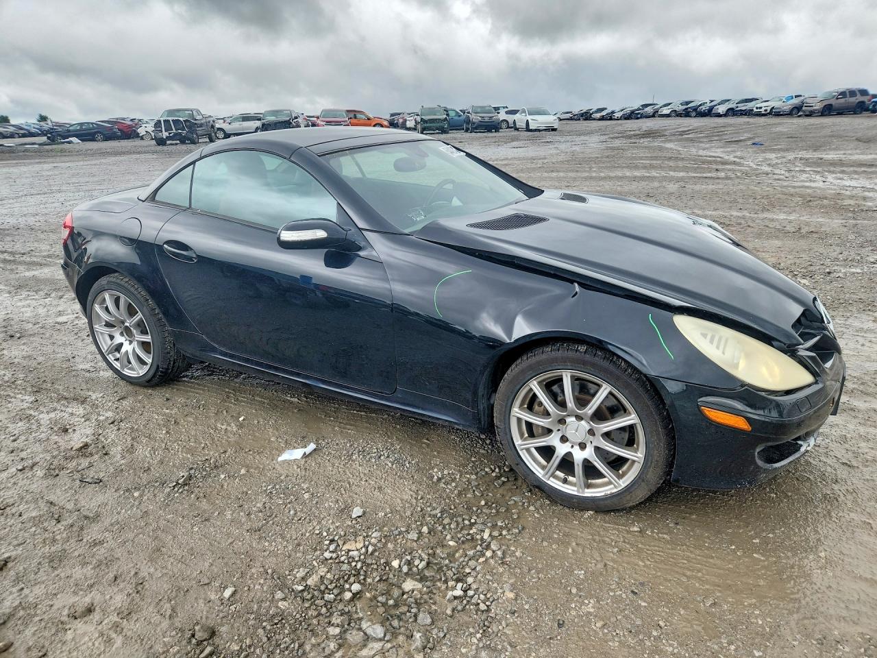 2006 Mercedes-benz Slk 350 Black vin: WDBWK56FX6F097886