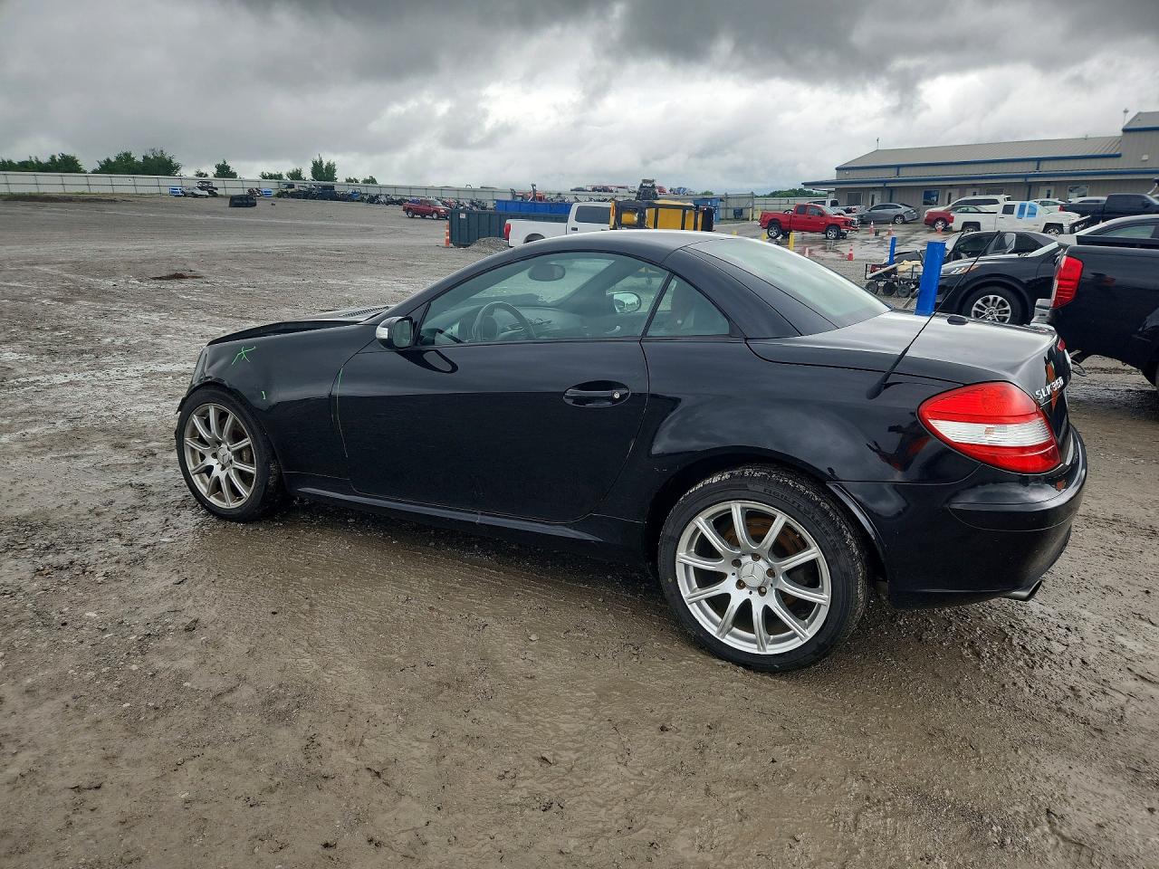 2006 Mercedes-benz Slk 350 Black vin: WDBWK56FX6F097886