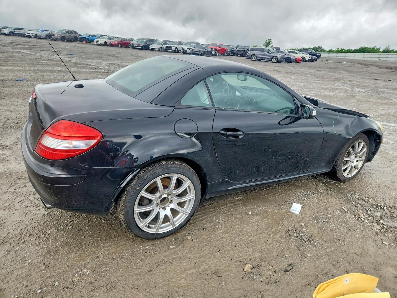 2006 Mercedes-benz Slk 350 Black vin: WDBWK56FX6F097886