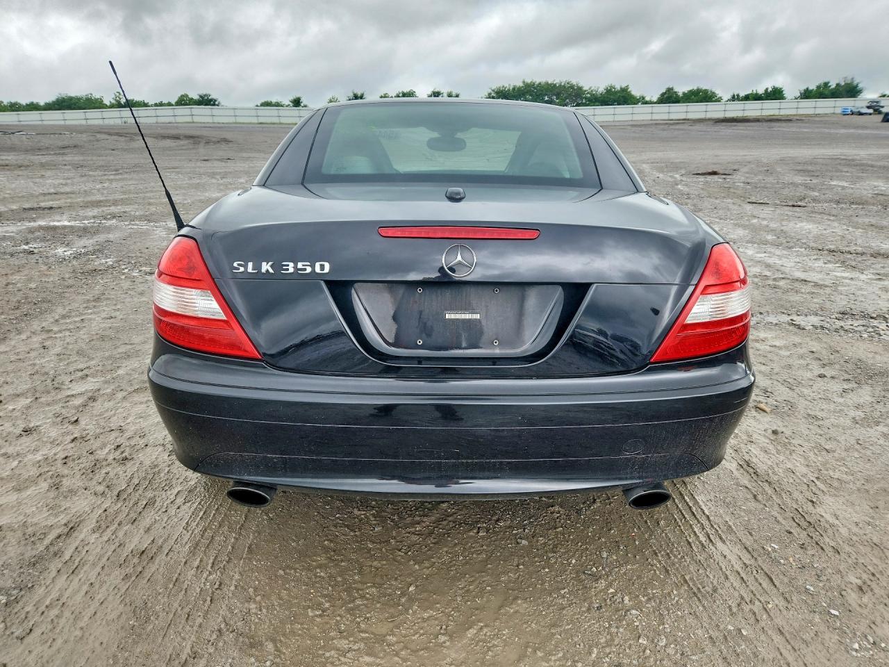 2006 Mercedes-benz Slk 350 Black vin: WDBWK56FX6F097886