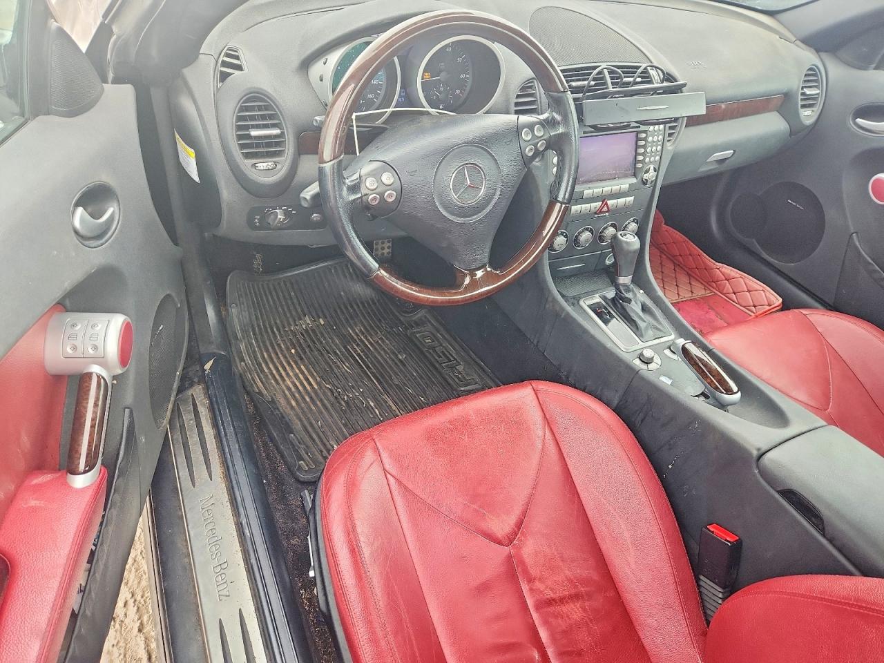 2006 Mercedes-benz Slk 350 Black vin: WDBWK56FX6F097886