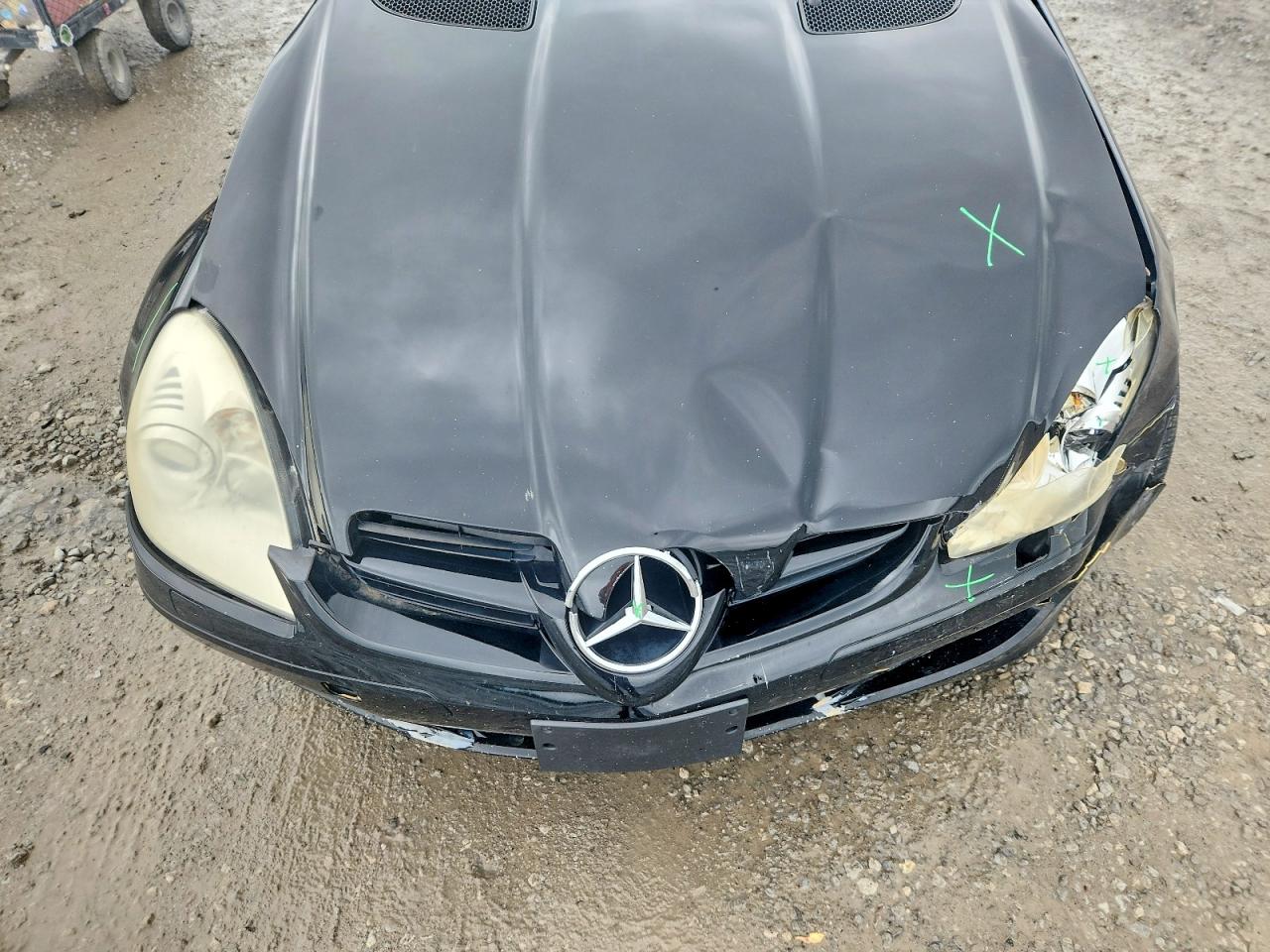 2006 Mercedes-benz Slk 350 Black vin: WDBWK56FX6F097886