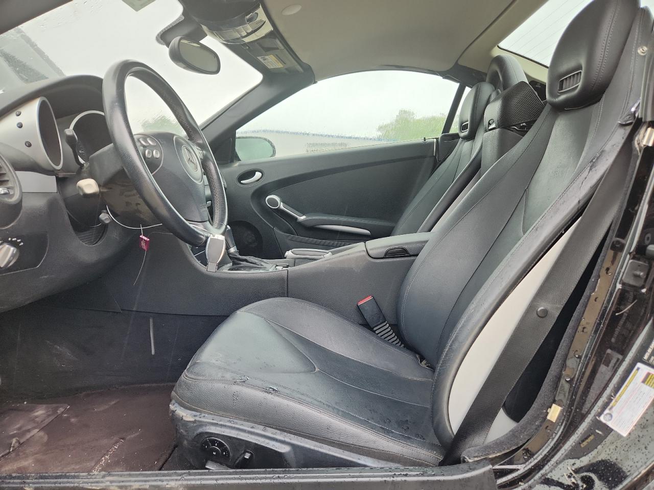 2007 Mercedes-benz Slk 350 Black vin: WDBWK56FX7F148904