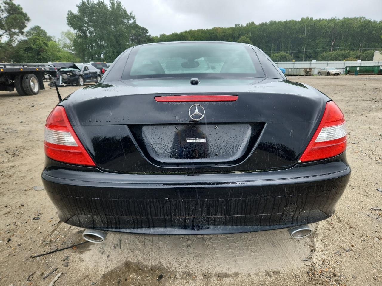 2007 Mercedes-benz Slk 350 Black vin: WDBWK56FX7F148904