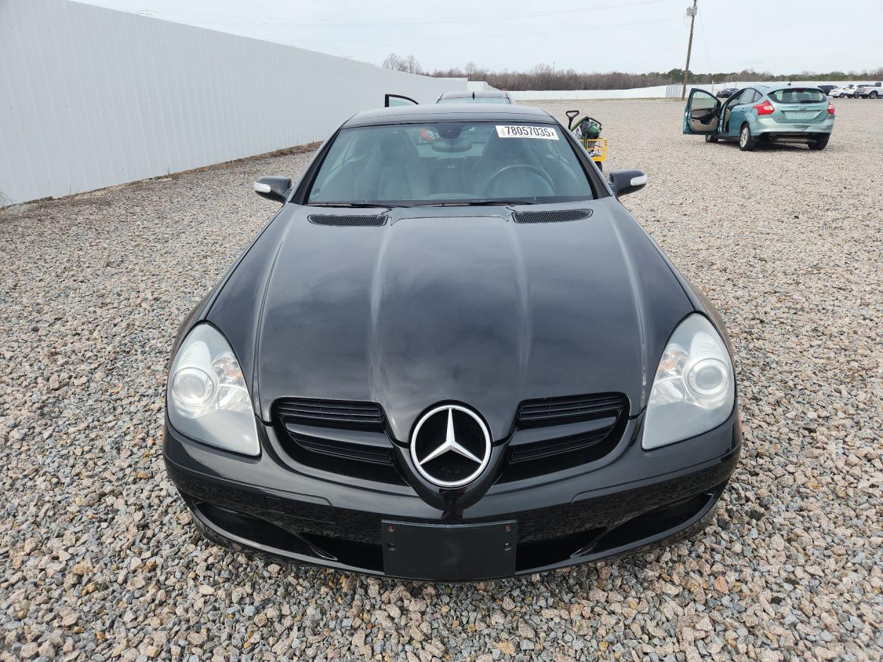 2007 Mercedes-benz Slk 350 Black vin: WDBWK56FX7F152791