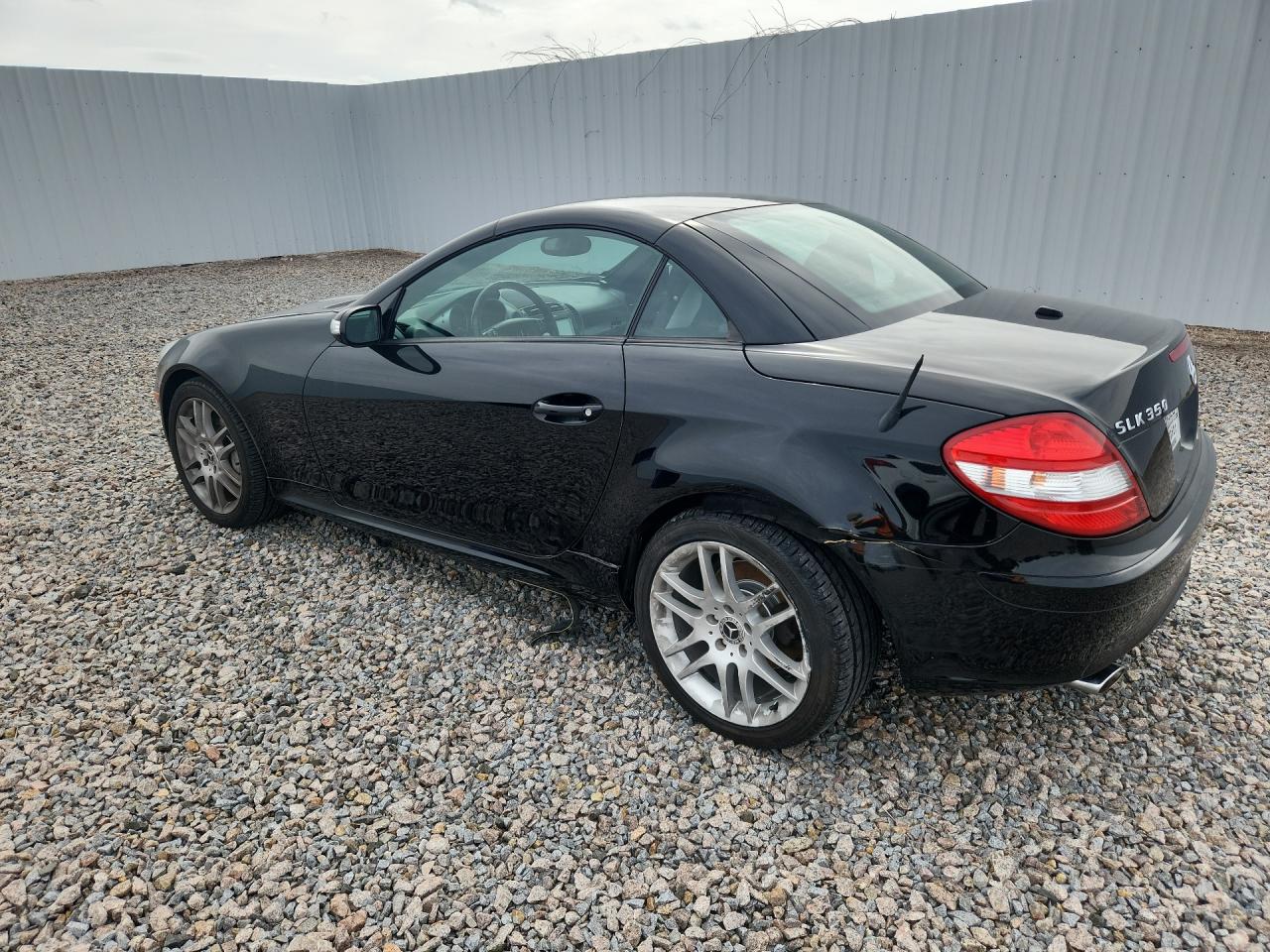 2007 Mercedes-benz Slk 350 Black vin: WDBWK56FX7F152791