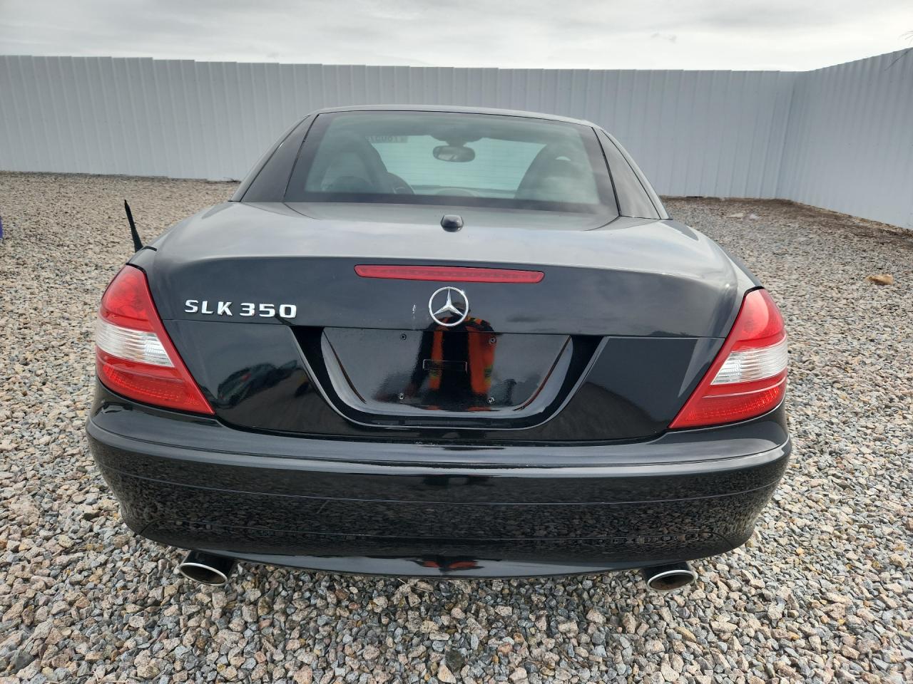 2007 Mercedes-benz Slk 350 Black vin: WDBWK56FX7F152791