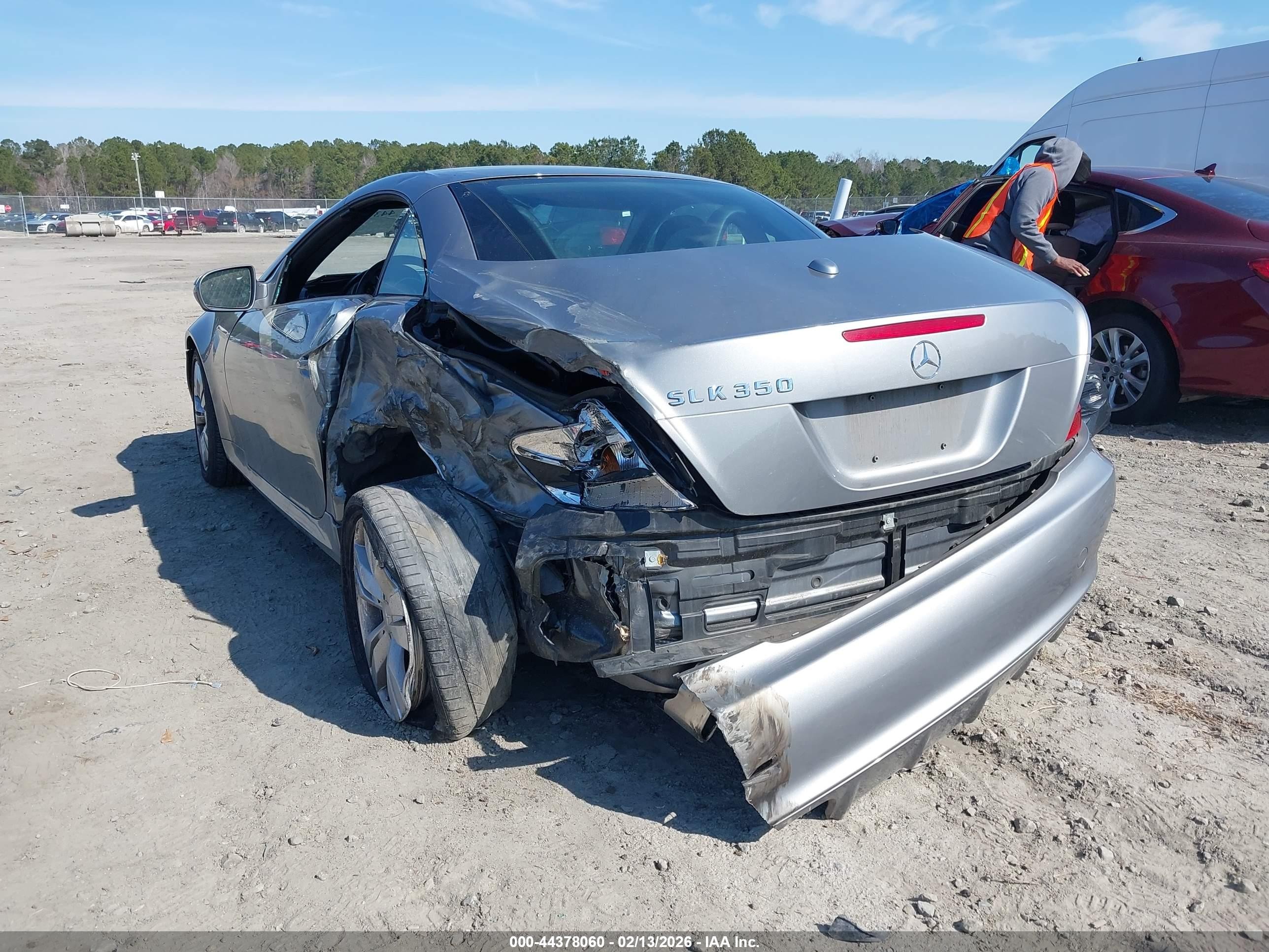 2009 Mercedes-benz Slk 350   Серебряный vin: WDBWK58F09F190028