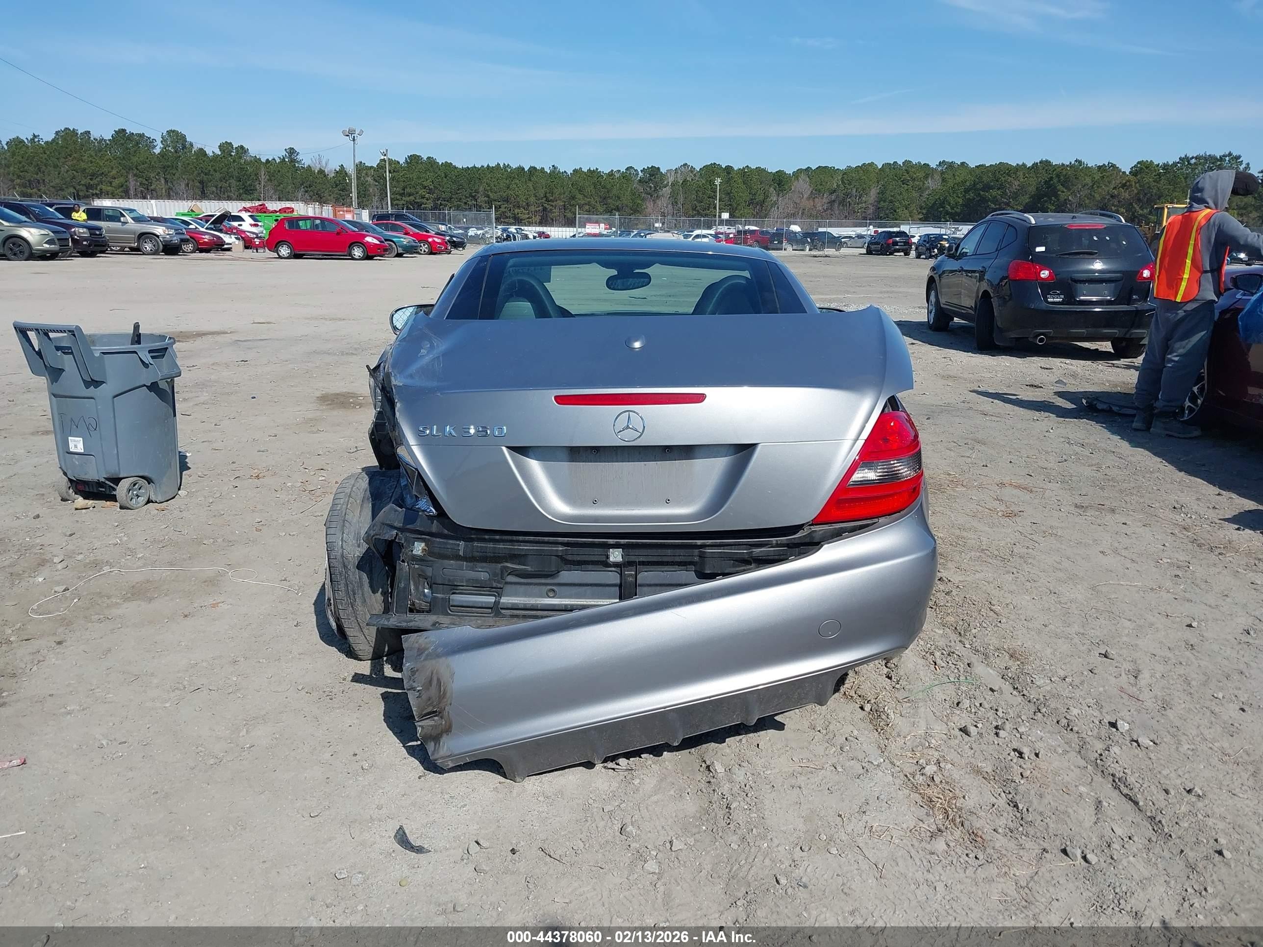 2009 Mercedes-benz Slk 350   Серебряный vin: WDBWK58F09F190028