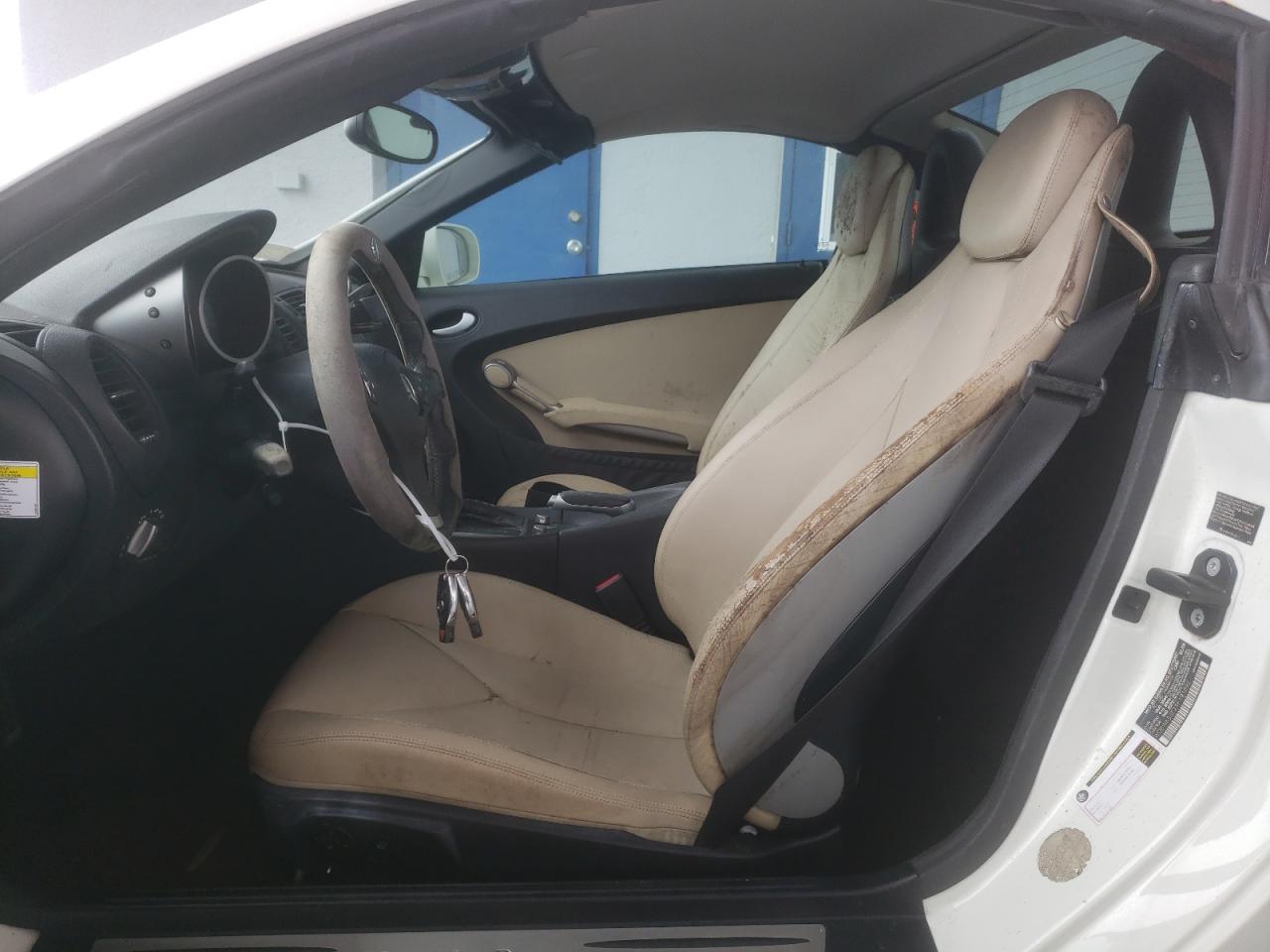 2009 Mercedes-benz Slk 350 White vin: WDBWK58F29F191892