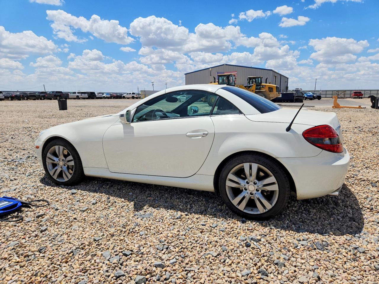 2009 Mercedes-benz Slk 350 White vin: WDBWK58F49F190808