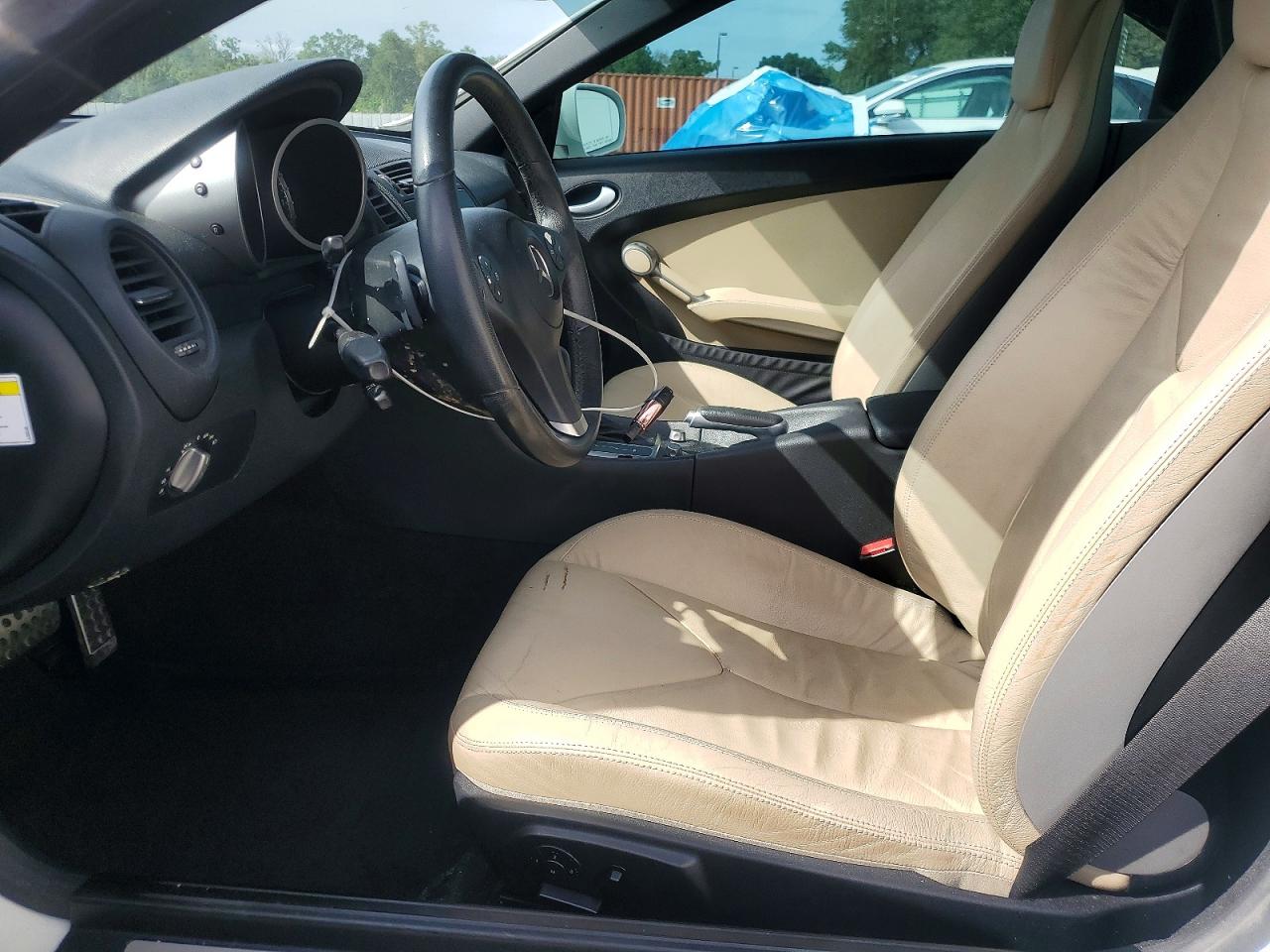 2009 Mercedes-benz Slk 350 White vin: WDBWK58F69F190423