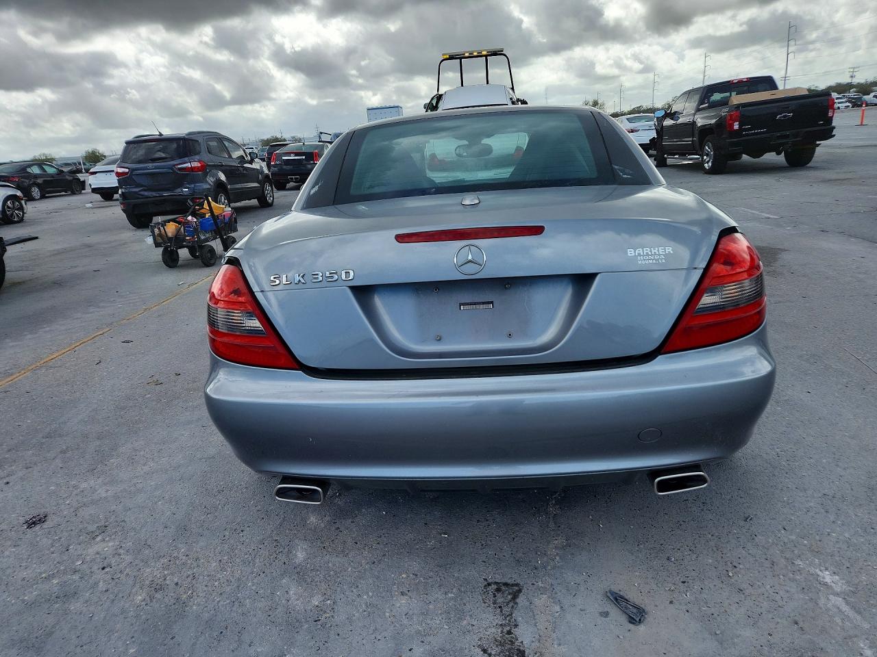 2009 Mercedes-benz Slk 350 Charcoal vin: WDBWK58F99F191226