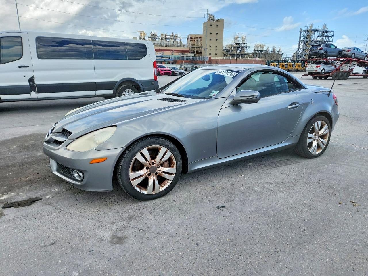 2009 Mercedes-benz Slk 350 Charcoal vin: WDBWK58F99F191226