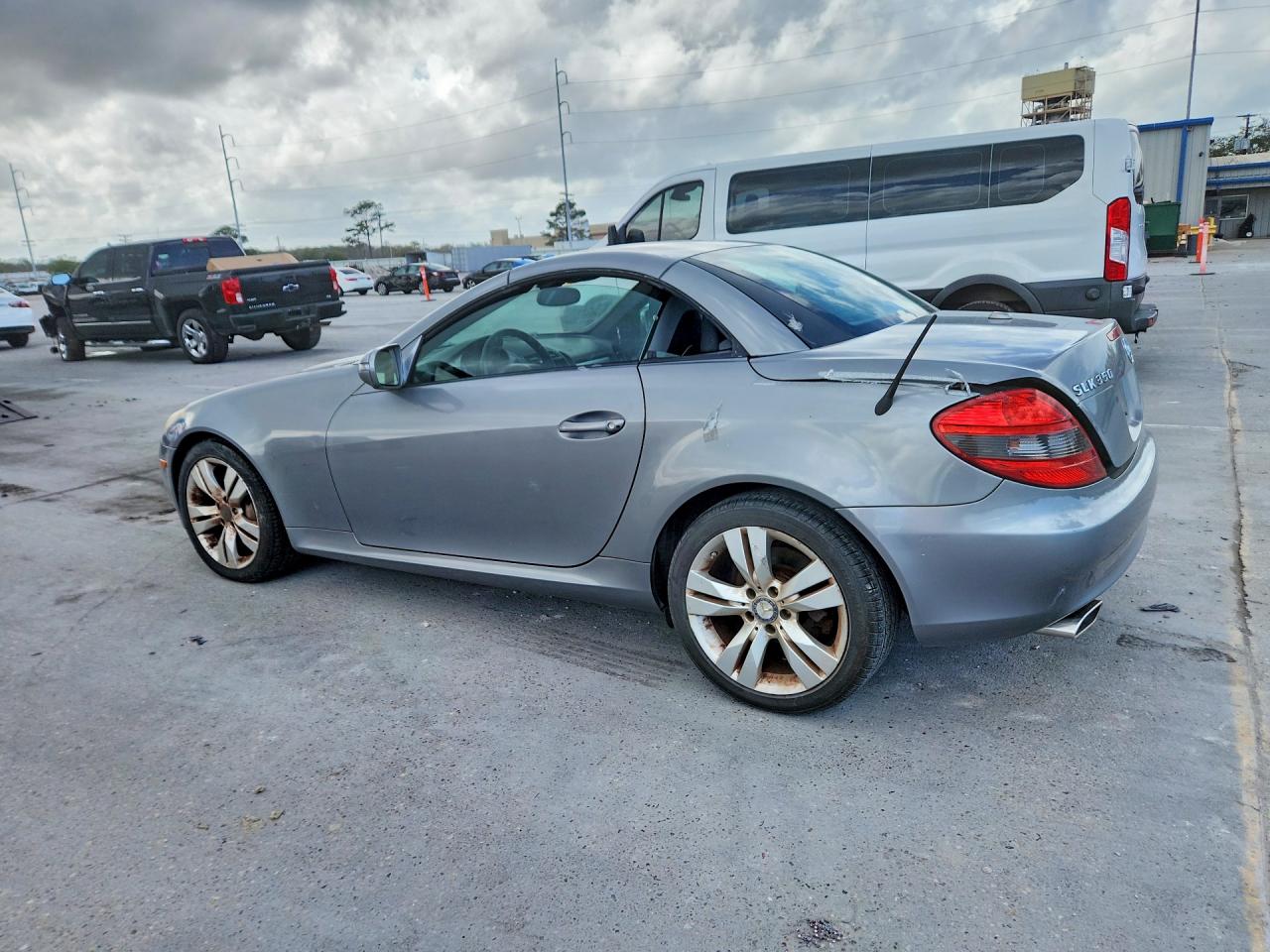 2009 Mercedes-benz Slk 350 Charcoal vin: WDBWK58F99F191226