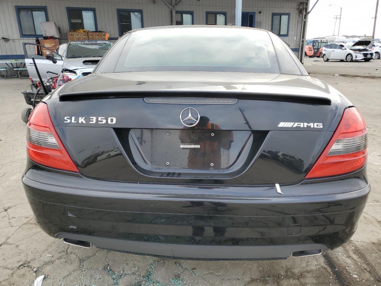 2009 Mercedes-benz Slk 350 Black vin: WDBWK58F99F191887