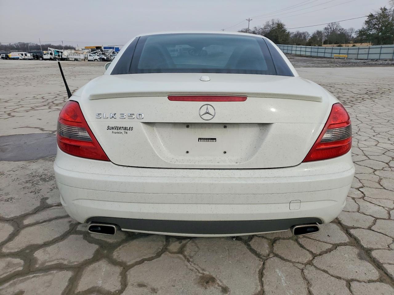 2009 Mercedes-benz Slk 350 White vin: WDBWK58F99F196314