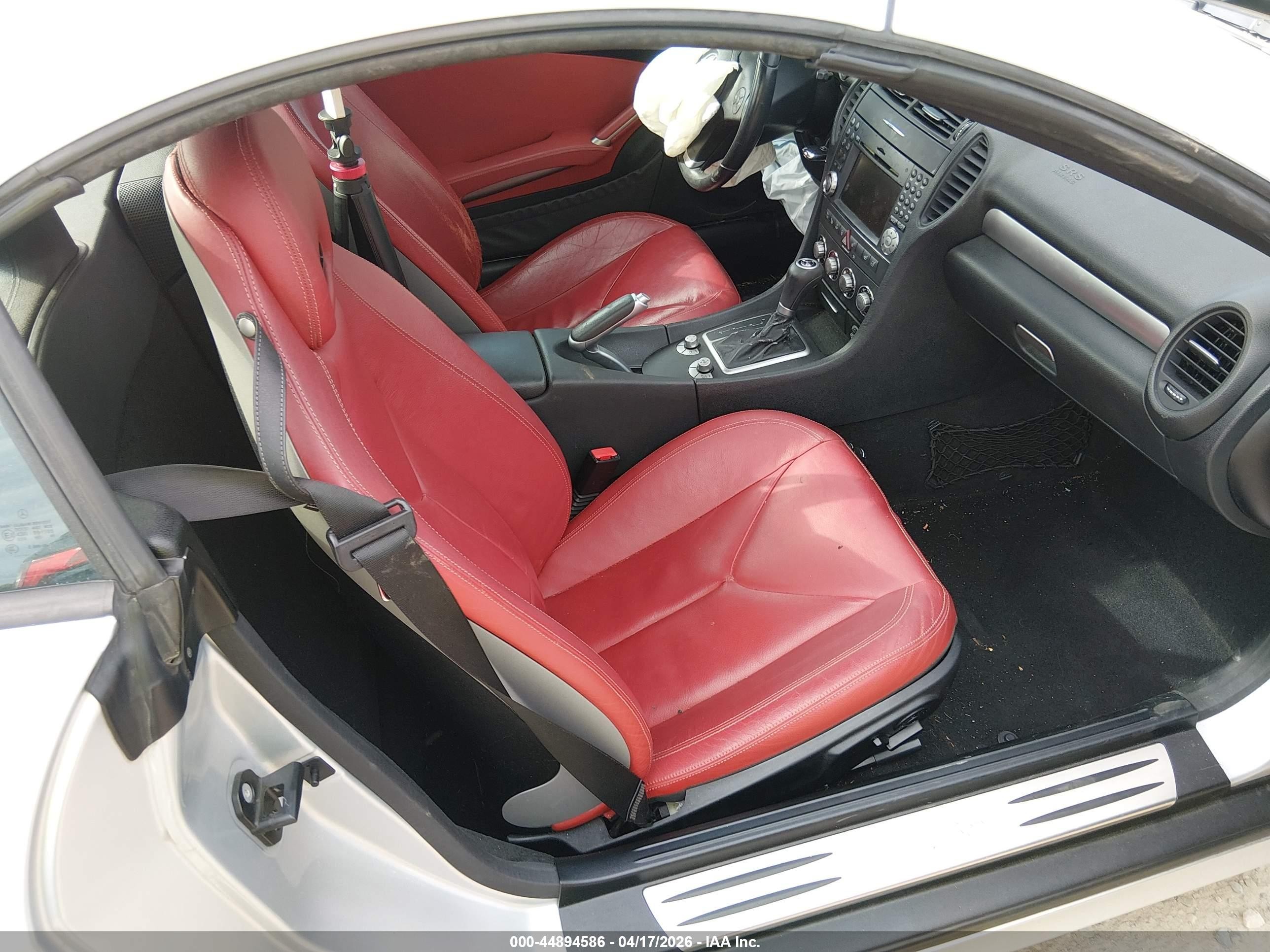 2009 Mercedes-benz Slk 350   Silver vin: WDBWK58FX9F196984