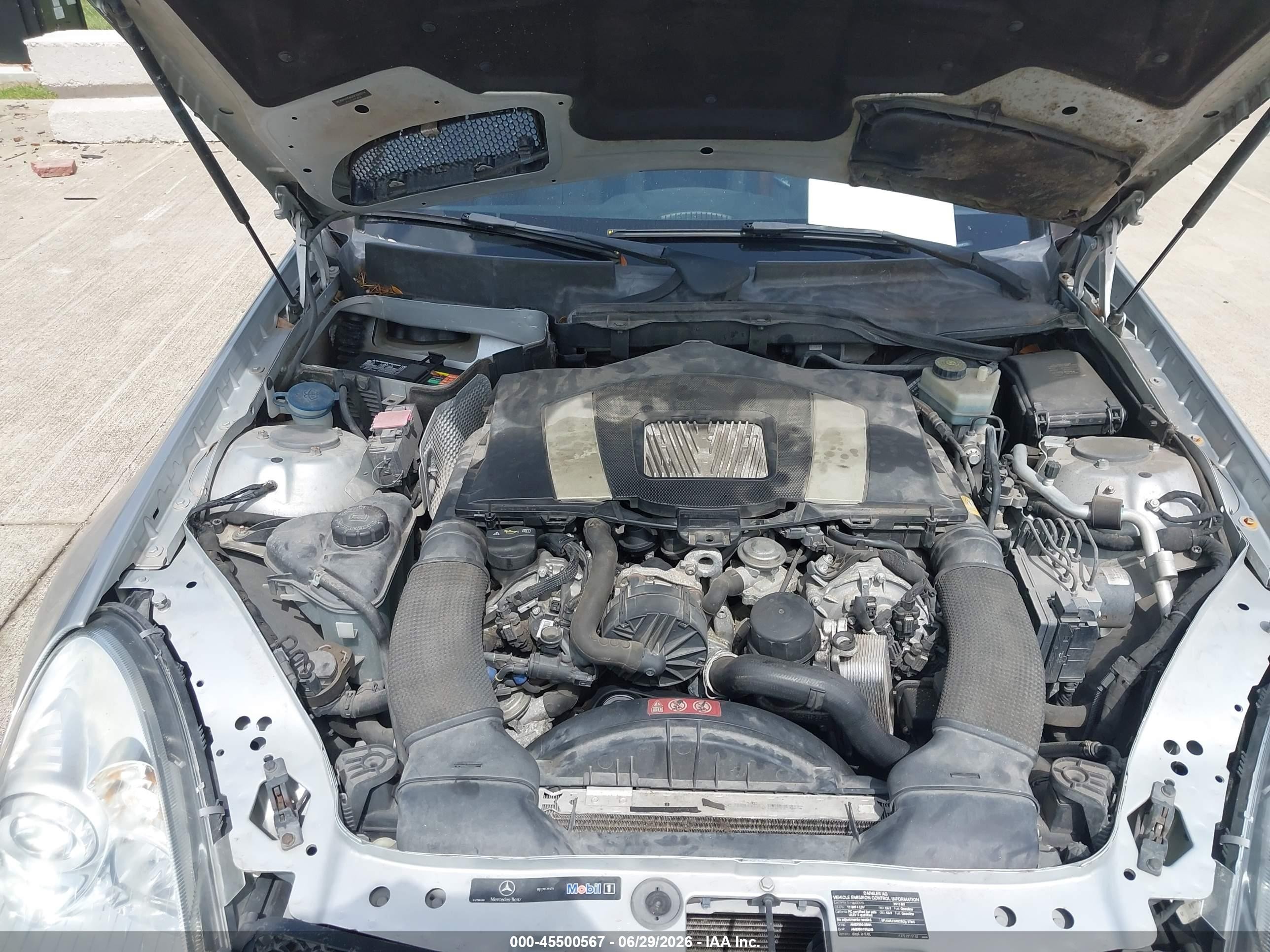 2010 Mercedes-benz Slk 300   Silver vin: WDBWK5EA0AF232016