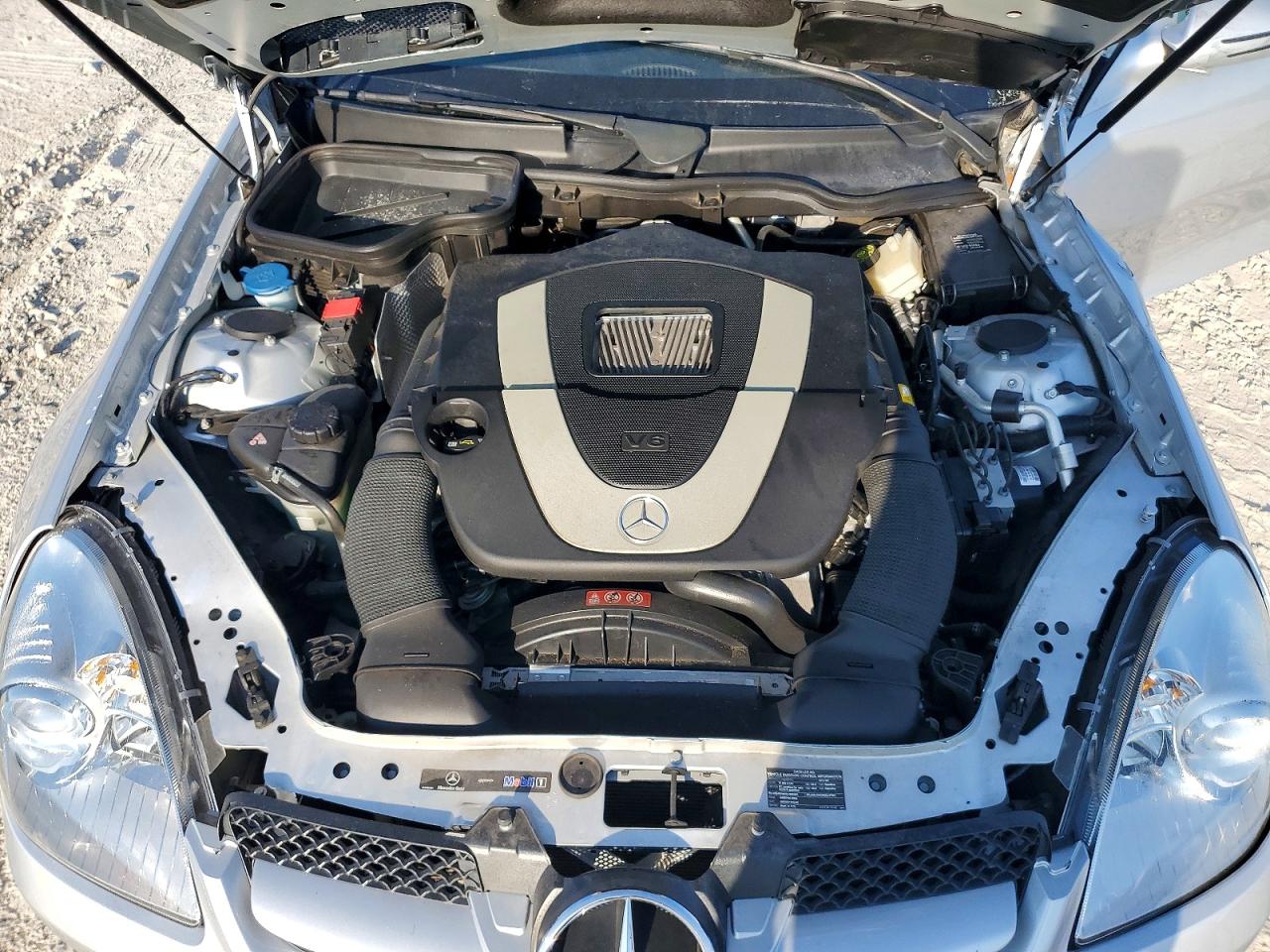 2010 Mercedes-benz Slk 300 Silver vin: WDBWK5EA3AF229725