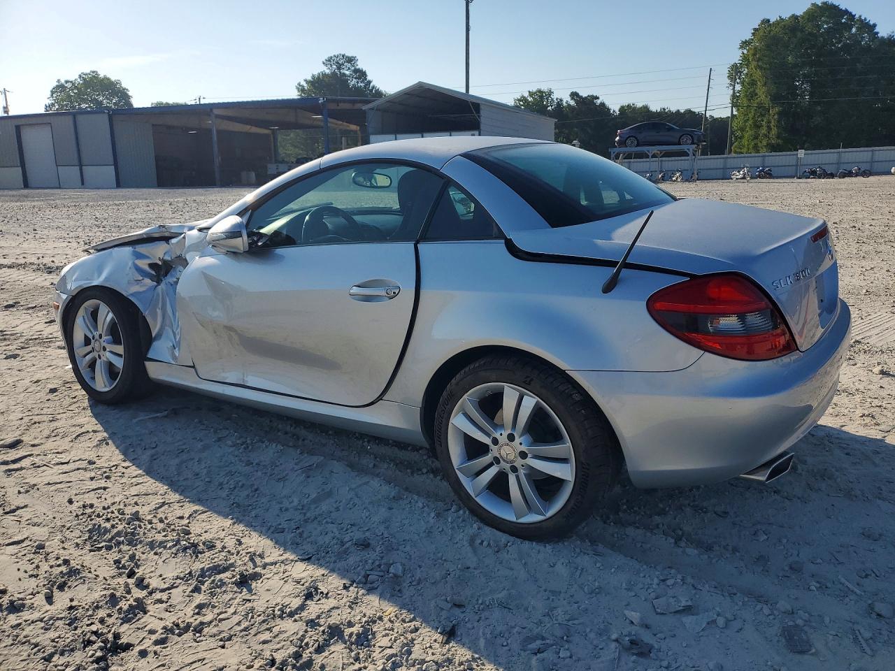 2010 Mercedes-benz Slk 300 Silver vin: WDBWK5EA3AF229725