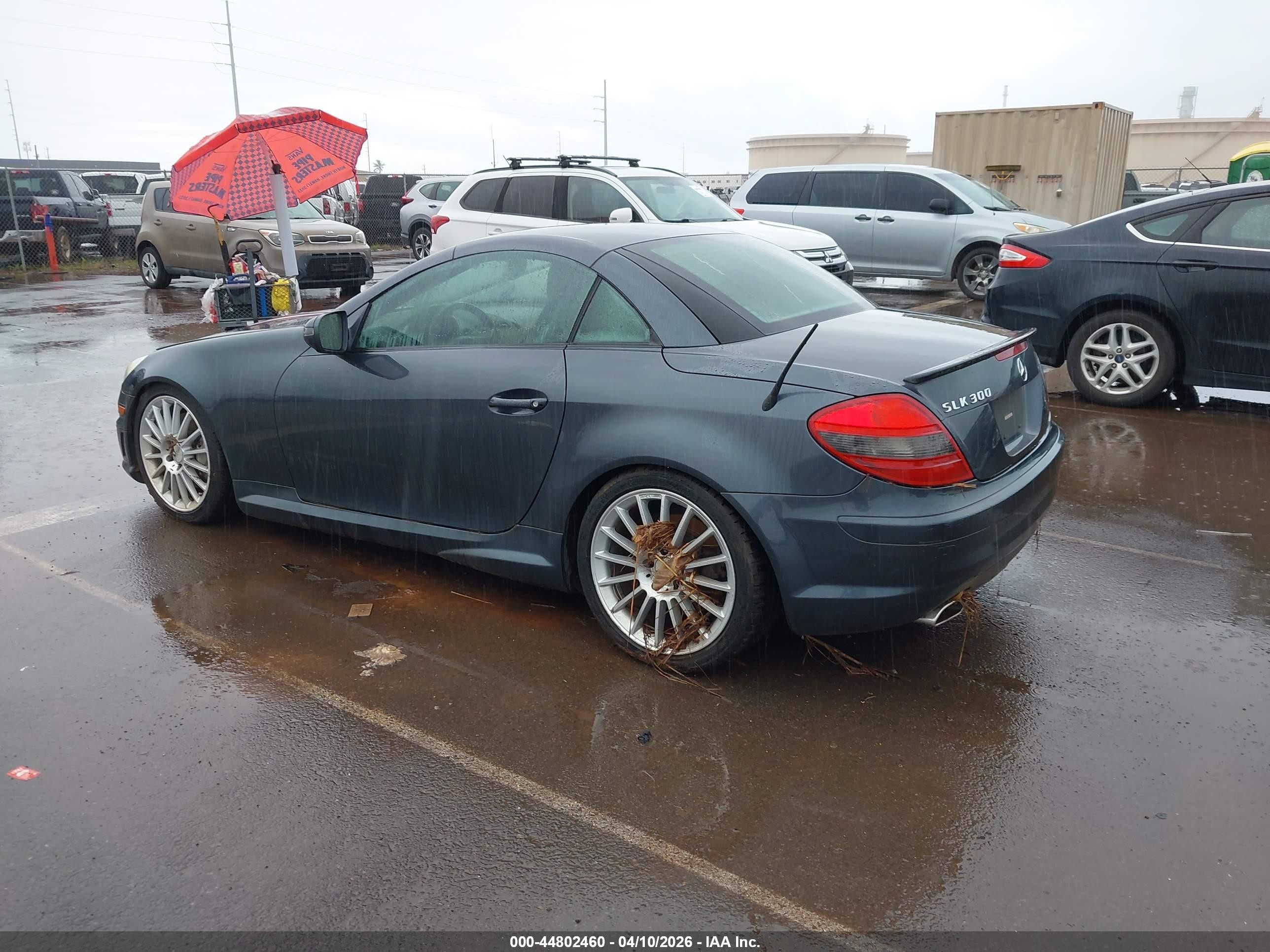 2010 Mercedes-benz Slk 300   Синий vin: WDBWK5EA3AF230437