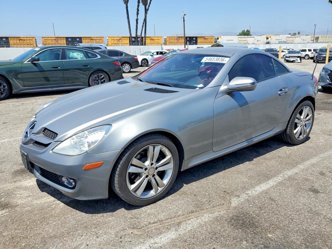 2010 Mercedes-benz Slk 300 Silver vin: WDBWK5EA4AF231306