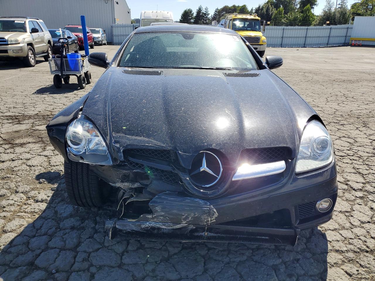 2011 Mercedes-benz Slk 350 Черный vin: WDBWK5JA4BF235508