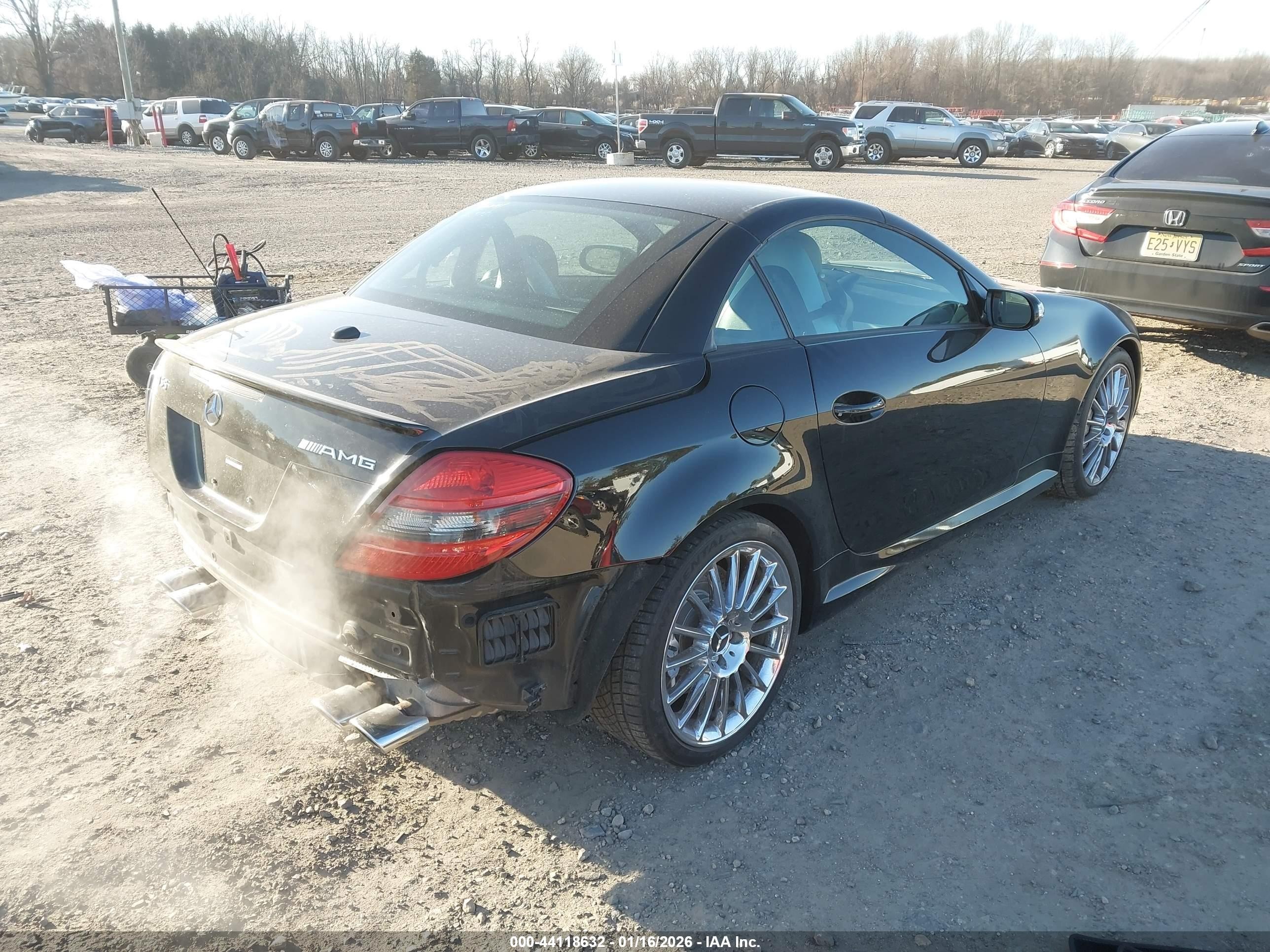2006 Mercedes-benz Slk 55 Amg   Black vin: WDBWK73F06F105722